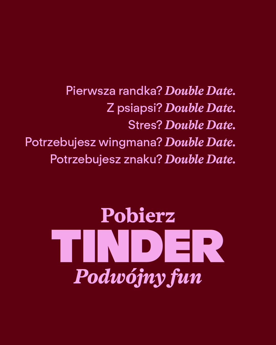 Tinder Facebook ad