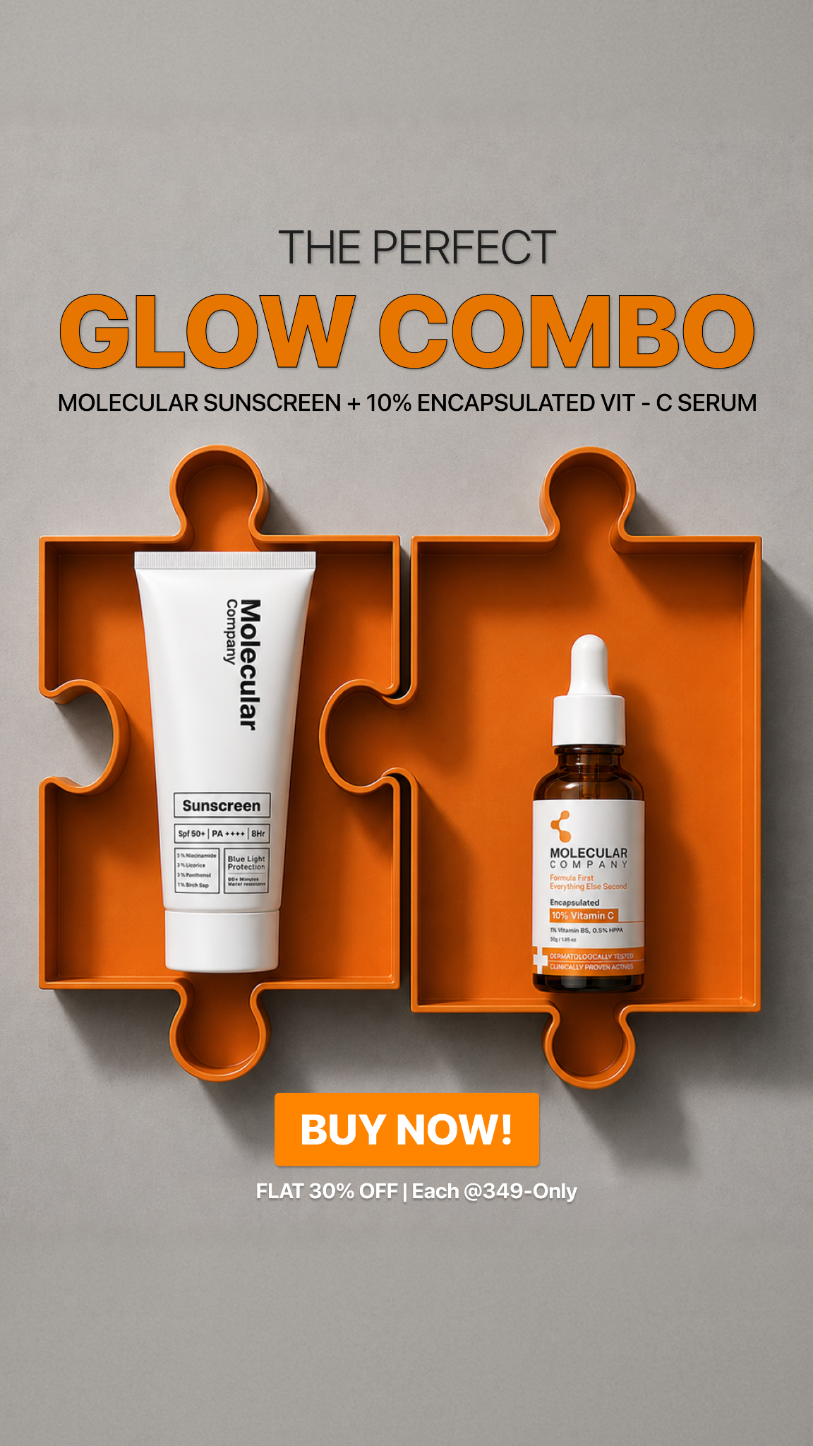 Molecular Company Skincare Facebook ad