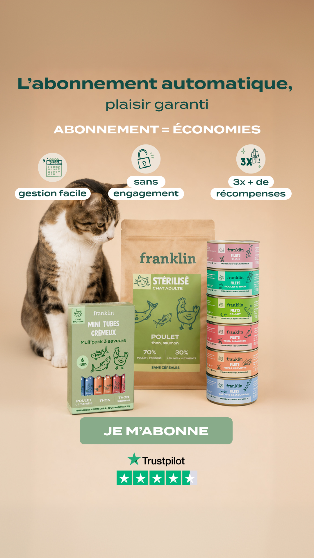 Franklin Pet Food Facebook ad