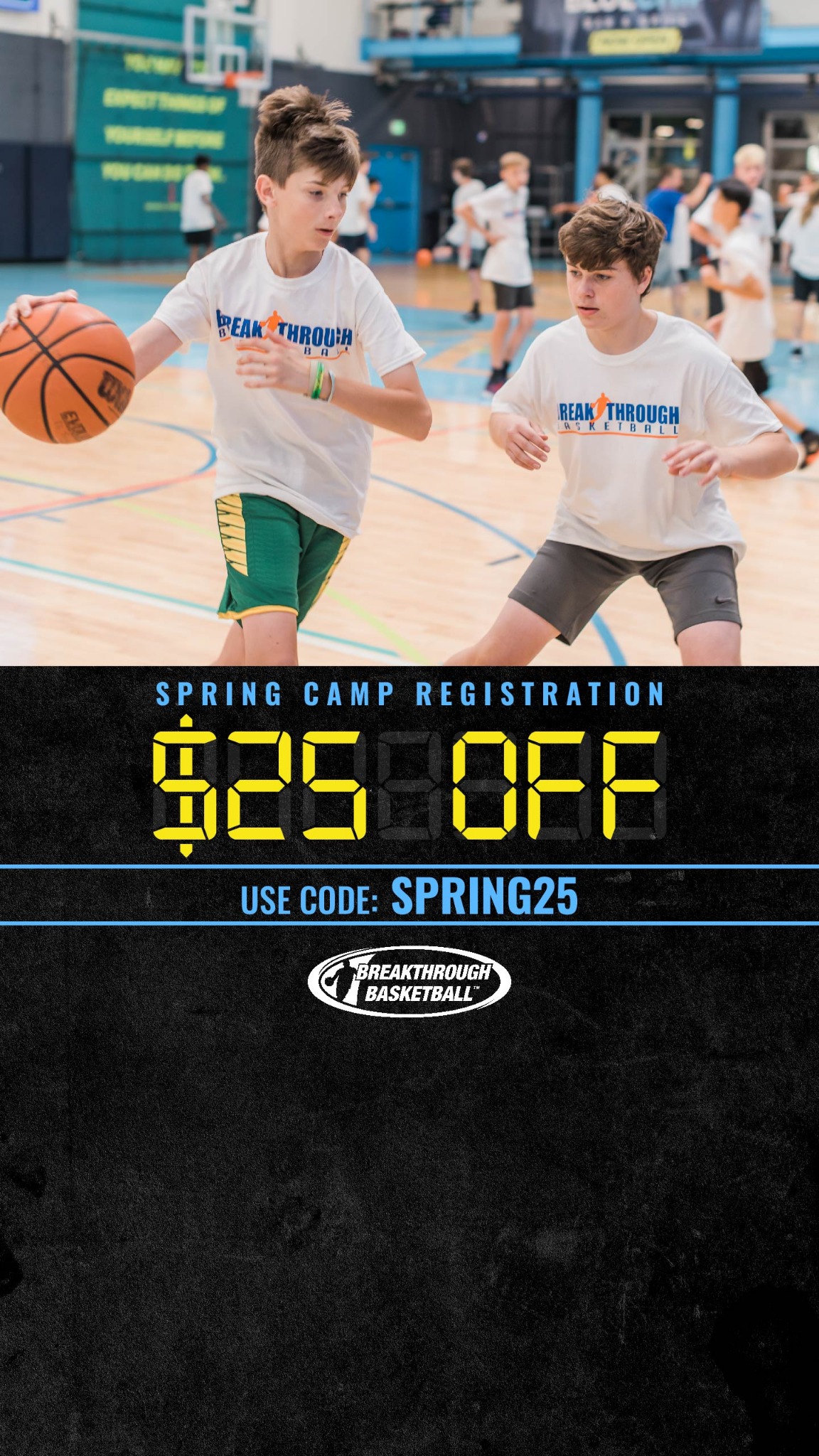 Breakthrough Basketball Facebook ad