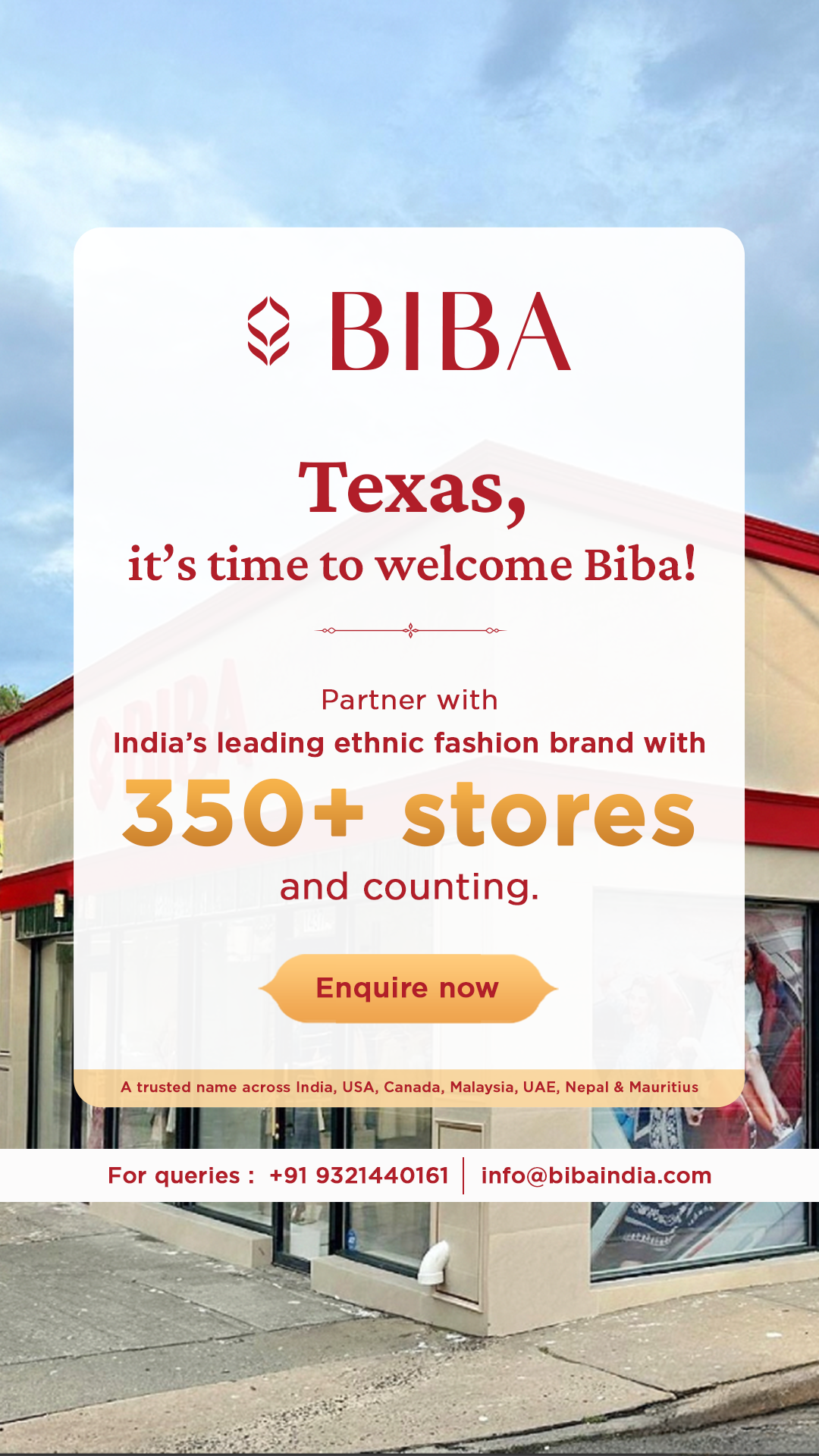 BIBA Facebook ad