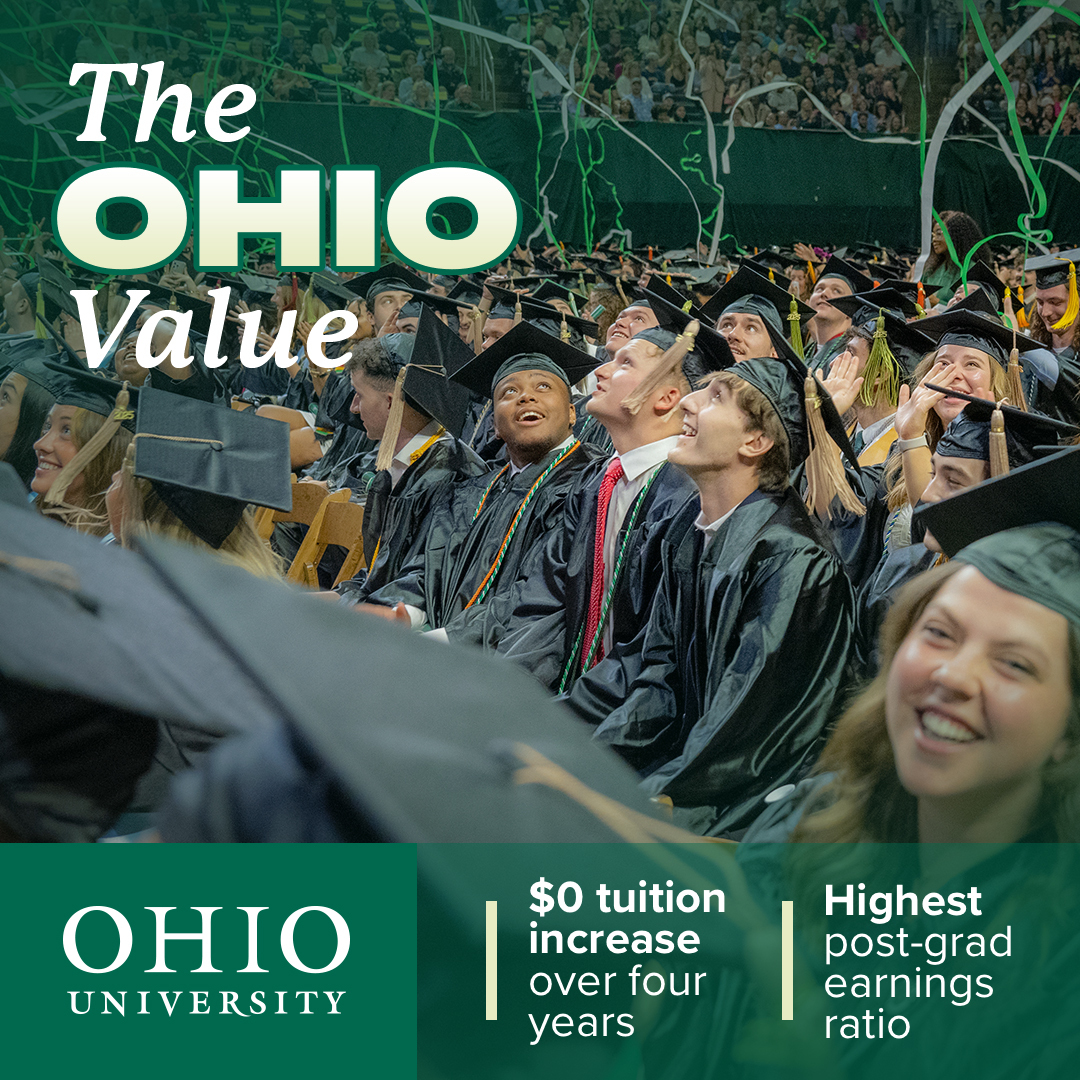 Ohio University Facebook ad: OHIO’s No. 1 Value