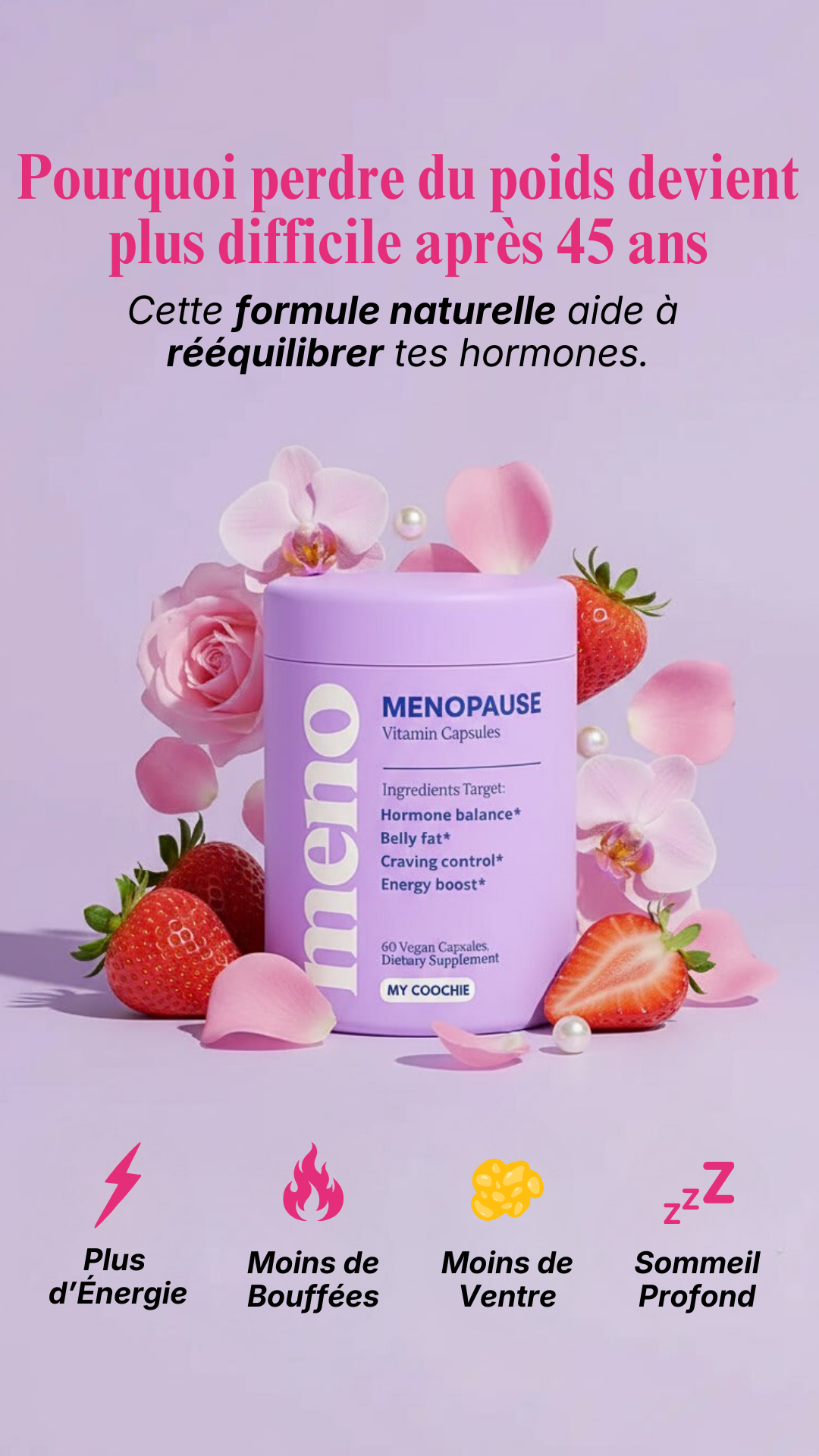 Menopause Weightloss Secrets Facebook ad