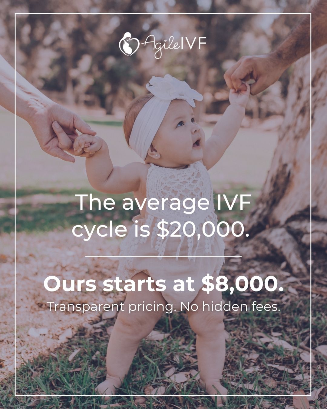 Agile IVF Facebook ad from Jul 8, 2026