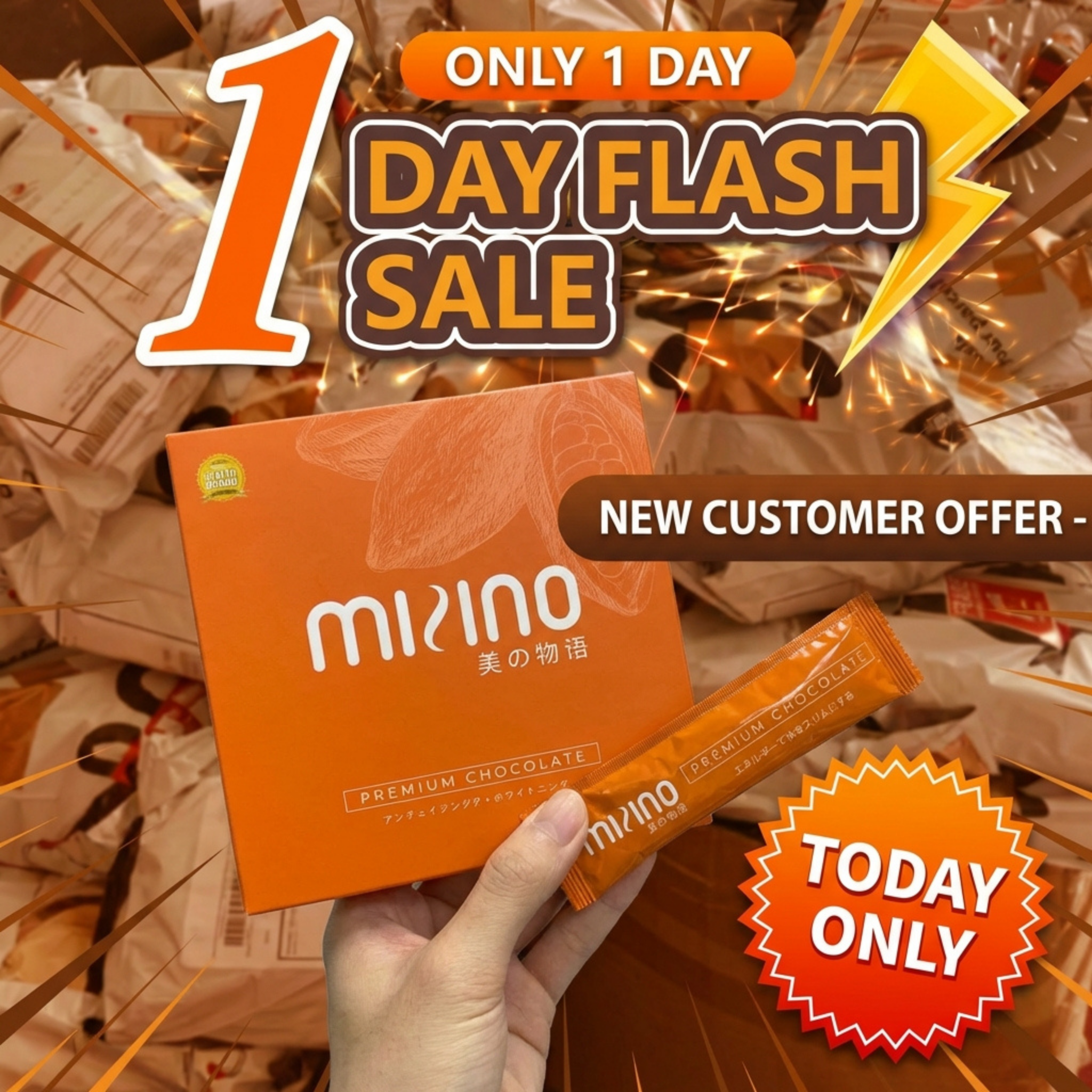 Mizino - Premium Chocolate Facebook ad