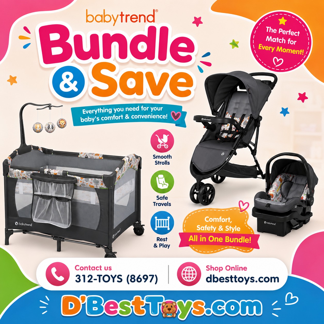 D'Best Toys Facebook ad: Our best price guarantee!