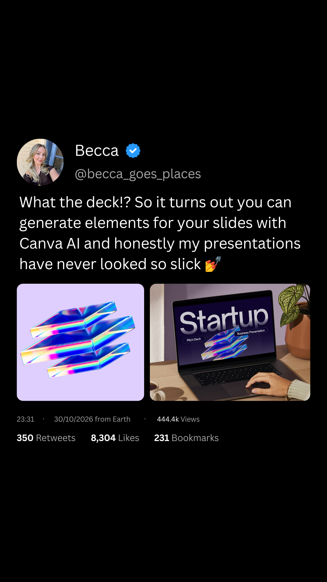 Canva Facebook ad