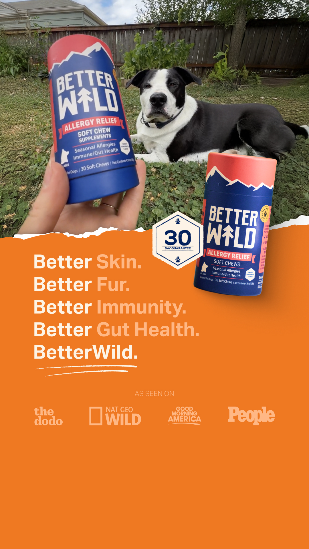 BetterWild Facebook ad