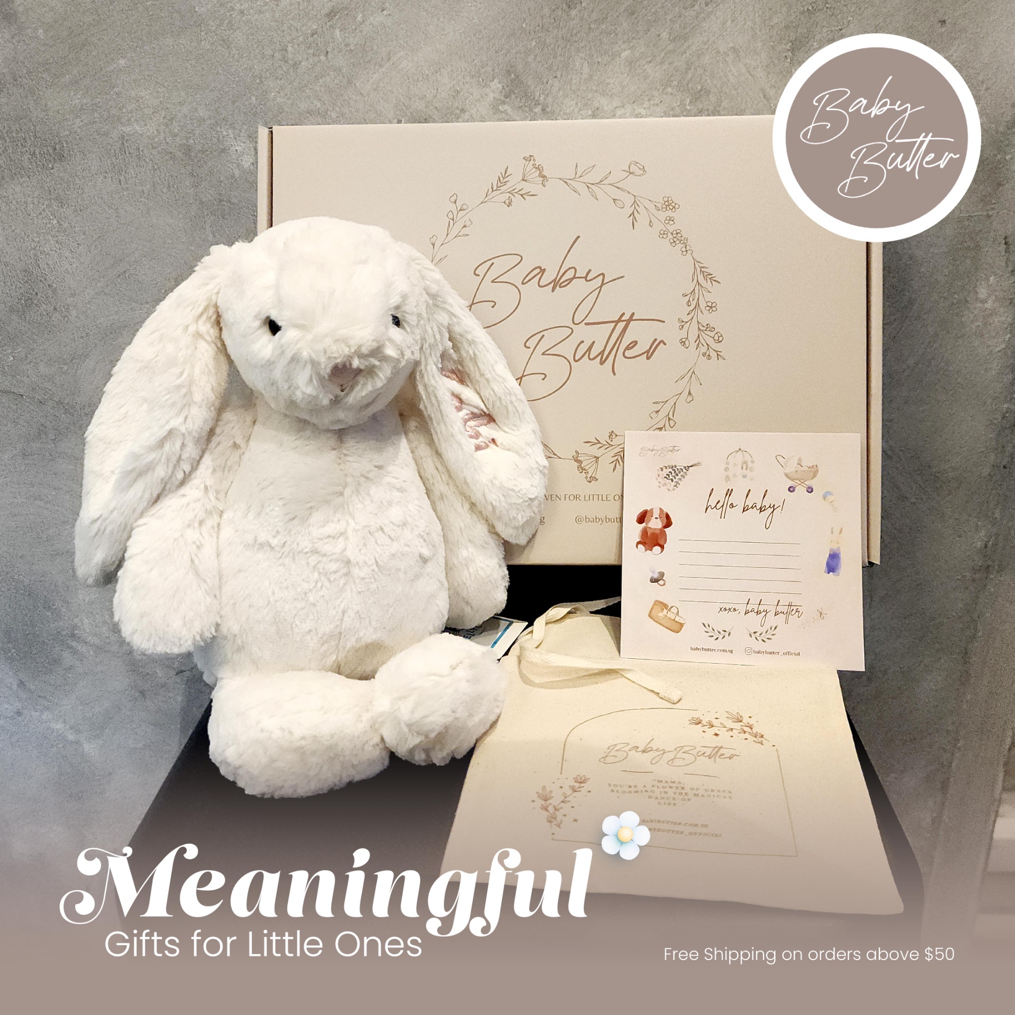 Baby Butter Facebook ad: Welcoming a newborn and looking for a heartfelt…