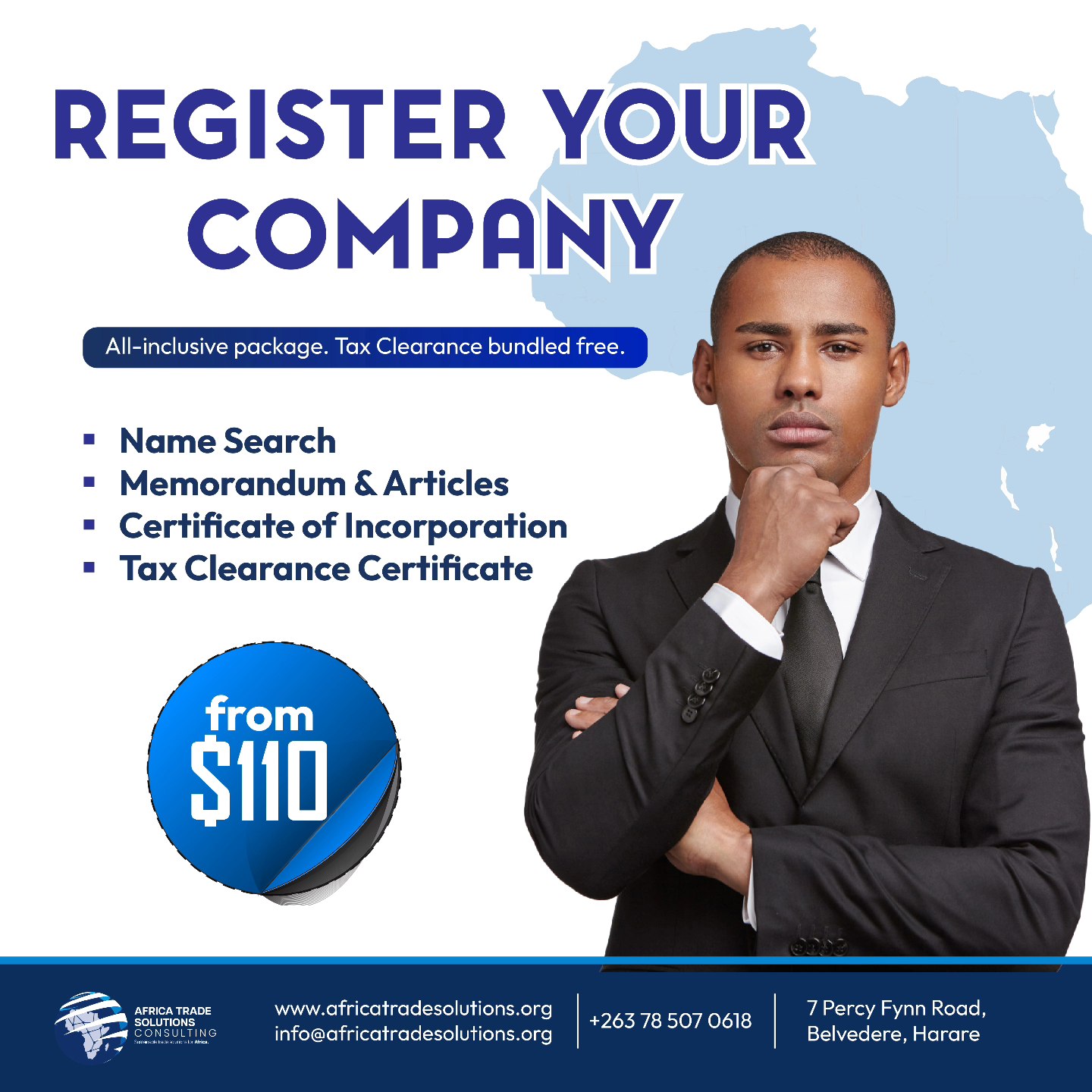 Africa Trade Solutions Consulting Facebook ad: The Ultimate One-Stop Shop for Business Success in…