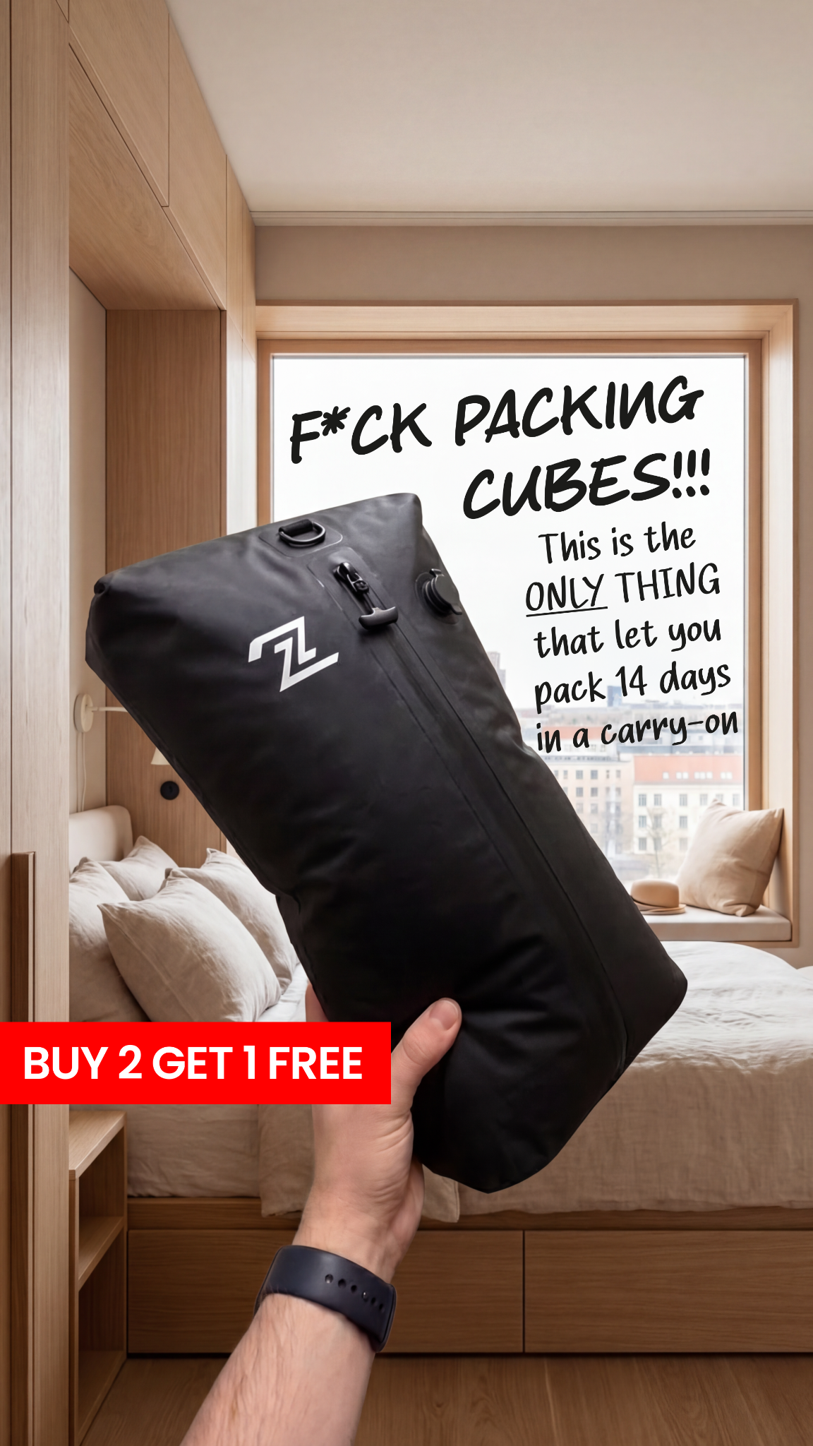 Savvy Travel Hacks Facebook ad