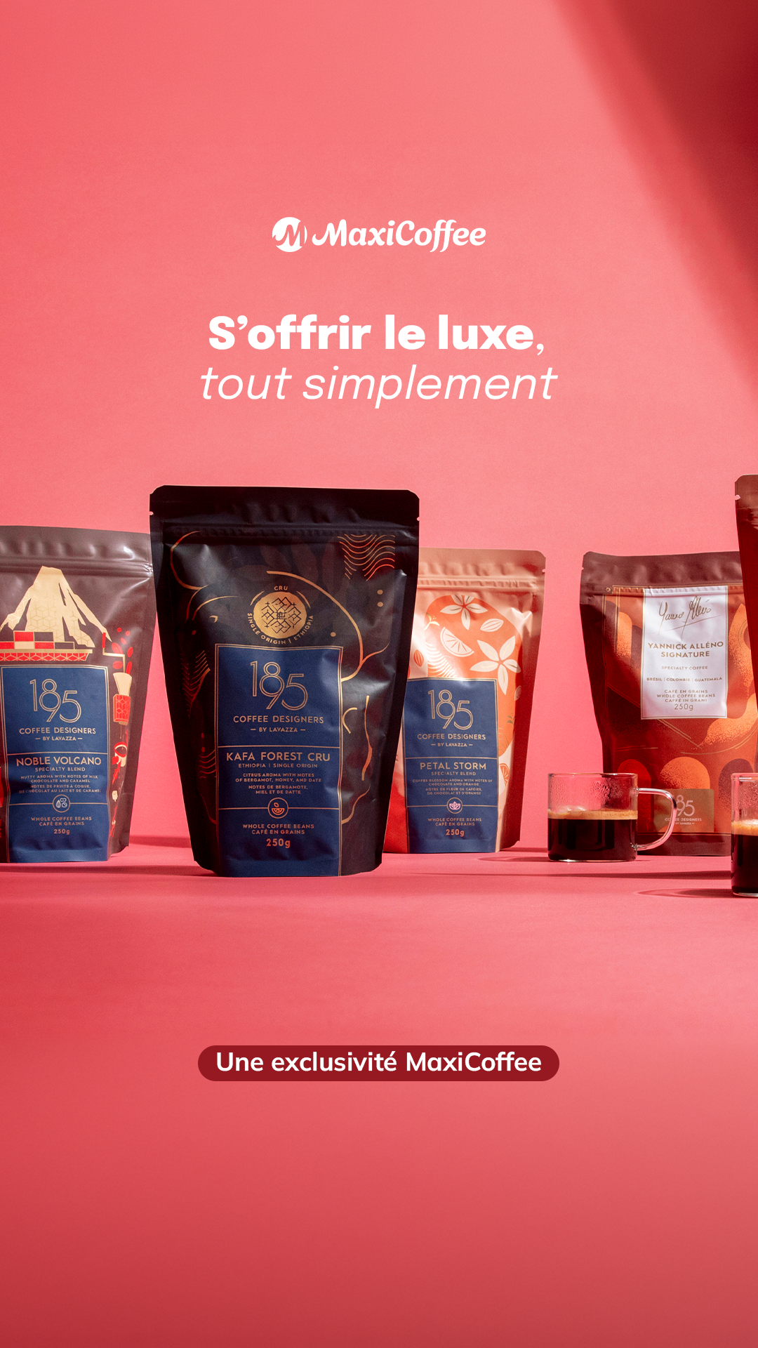 MaxiCoffee Facebook ad: Découvrir