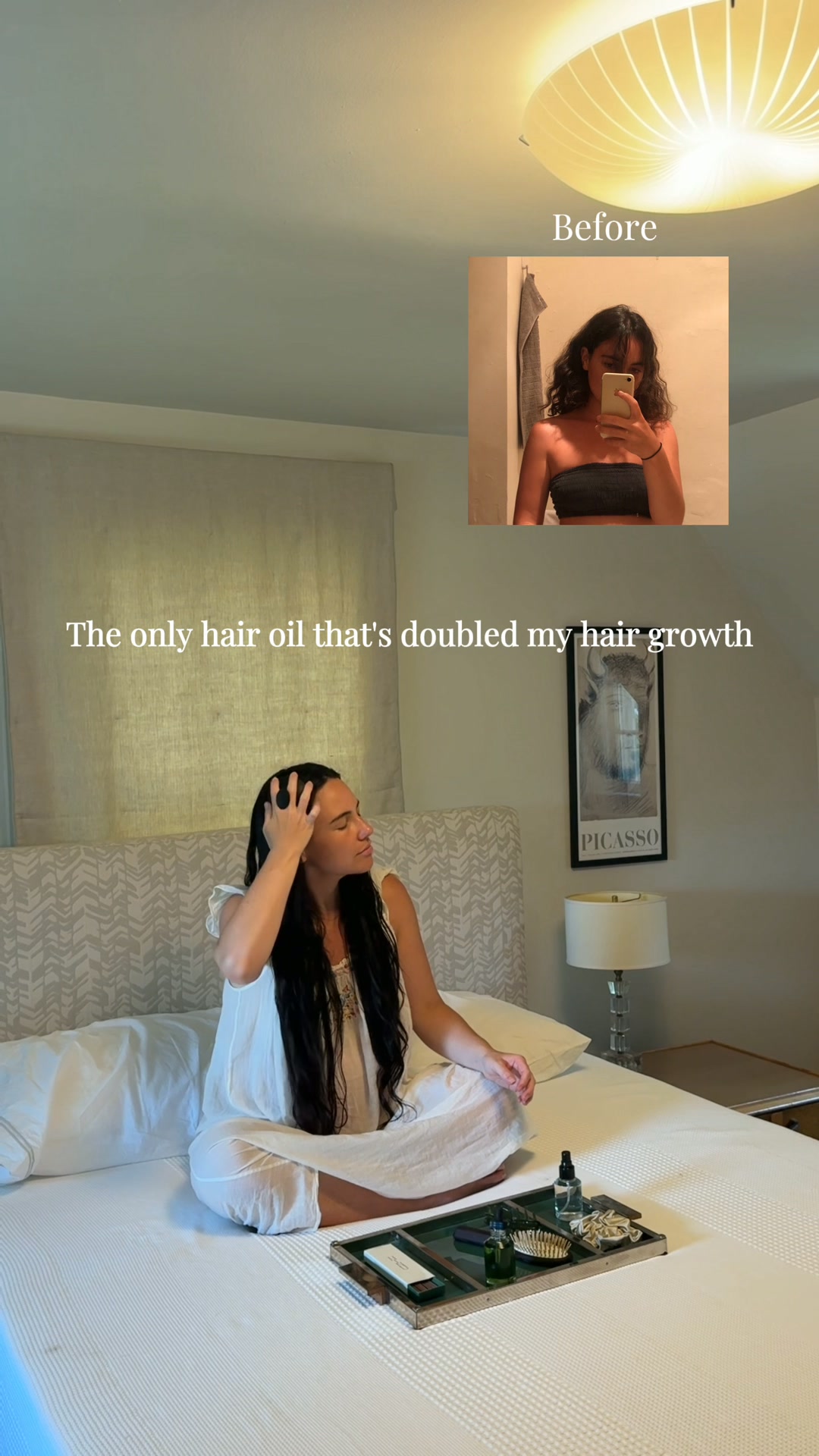 HINU Facebook ad: The ritual behind healthy hair