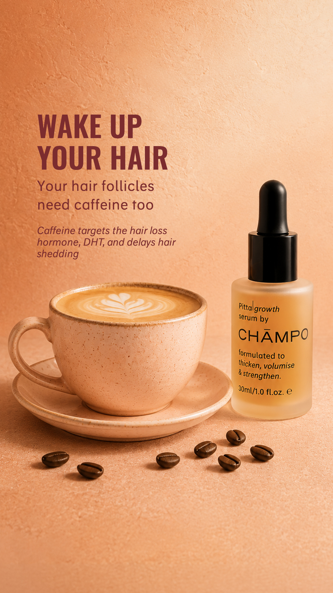 Chāmpo Haircare Facebook ad