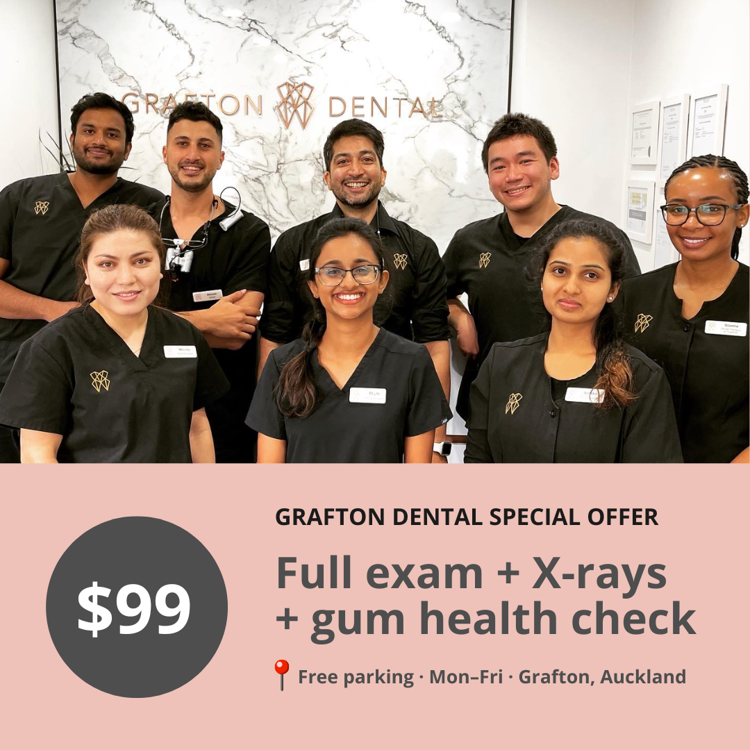Grafton Dental Facebook ad: $99 Check-Up, X-Rays & Gum Check