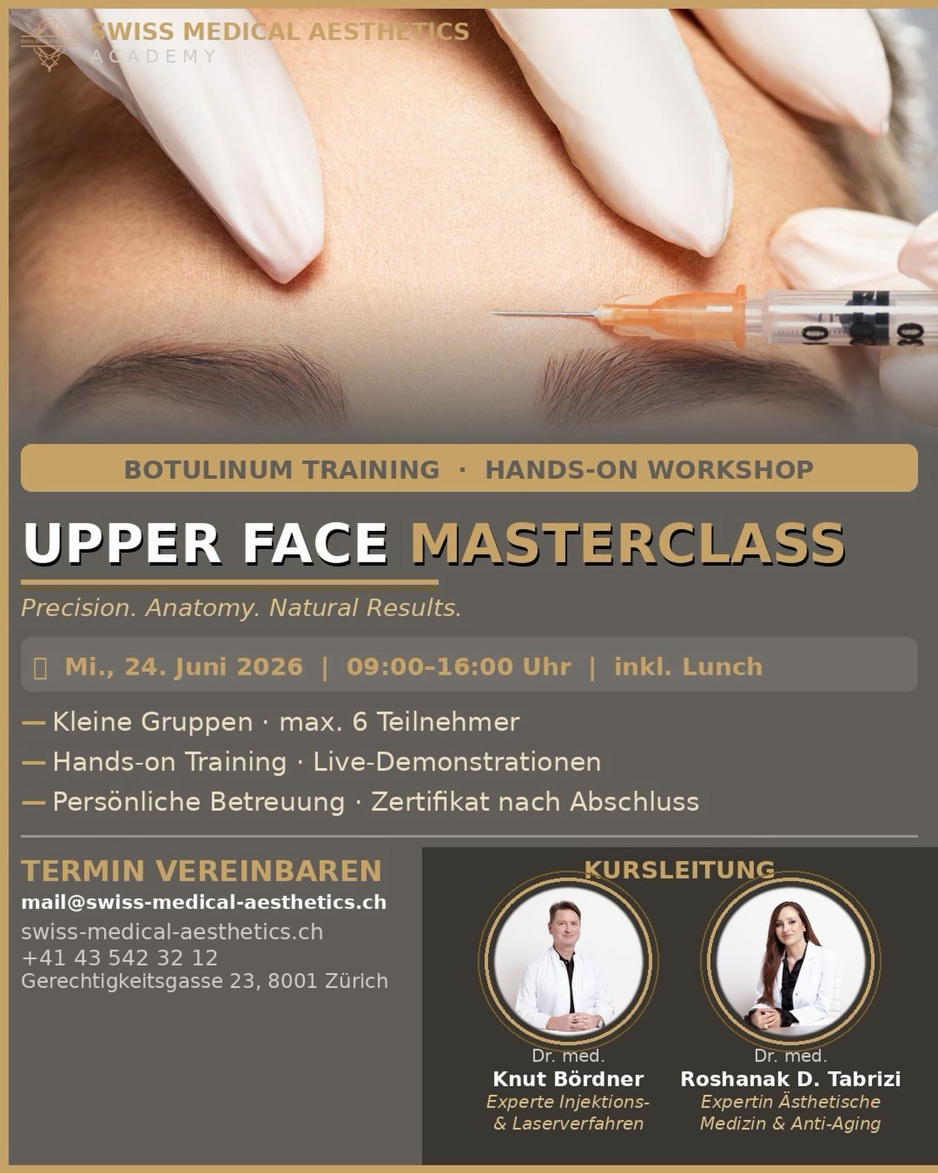 Swiss Medical Aesthetics Facebook ad