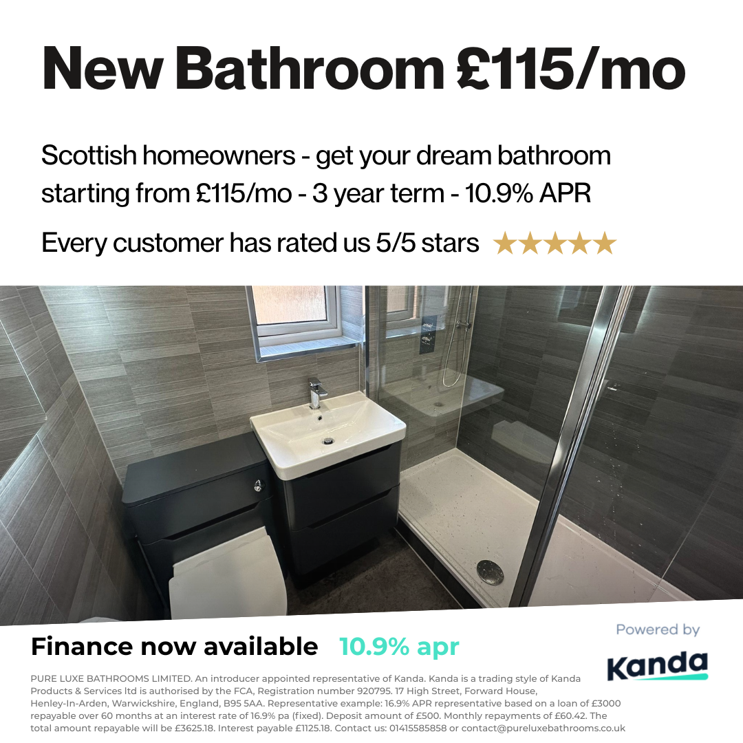 PureLuxe Bathrooms Facebook ad