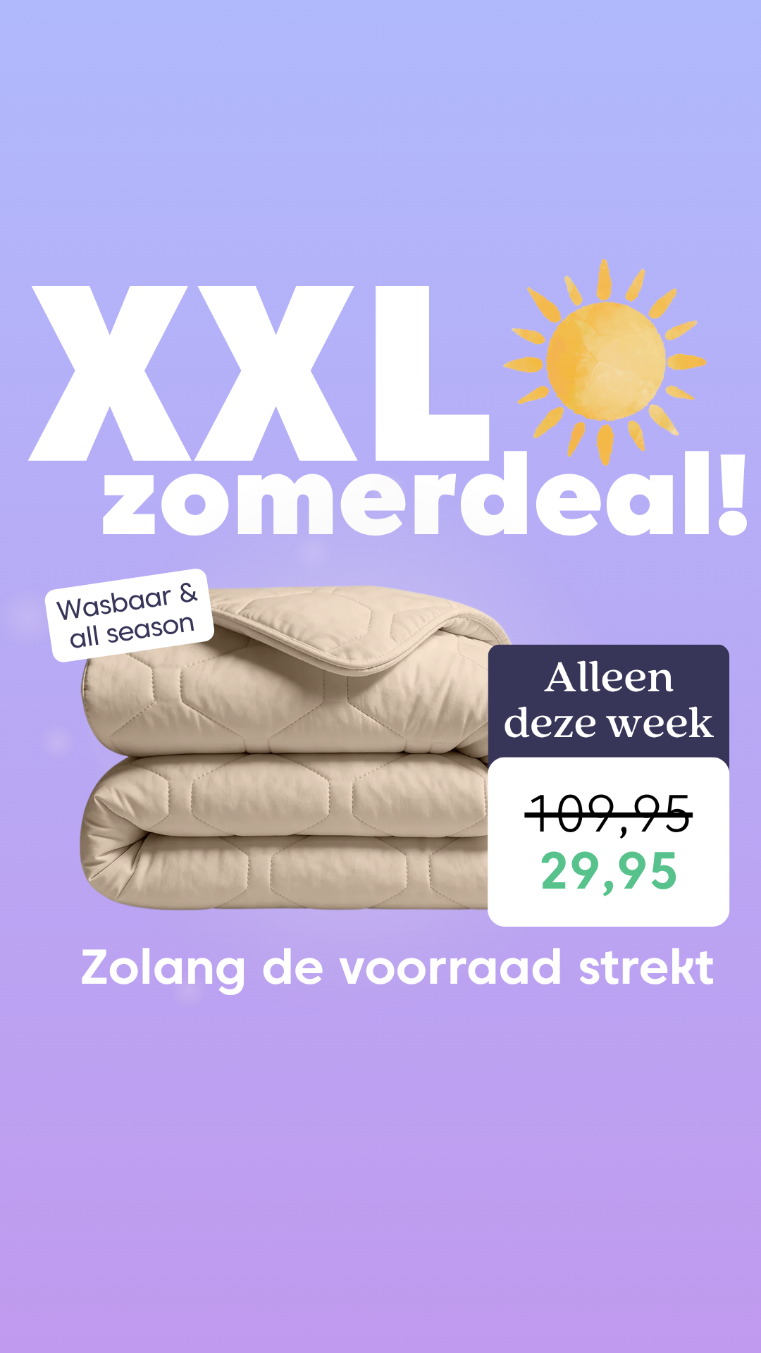 HappyBed Facebook ad