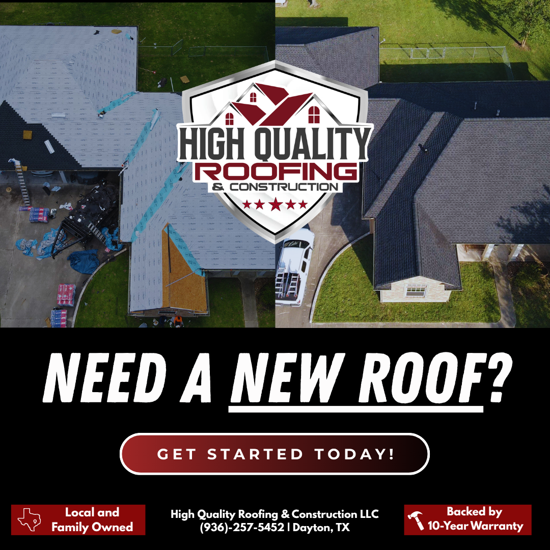 High Quality Roofing Facebook ad