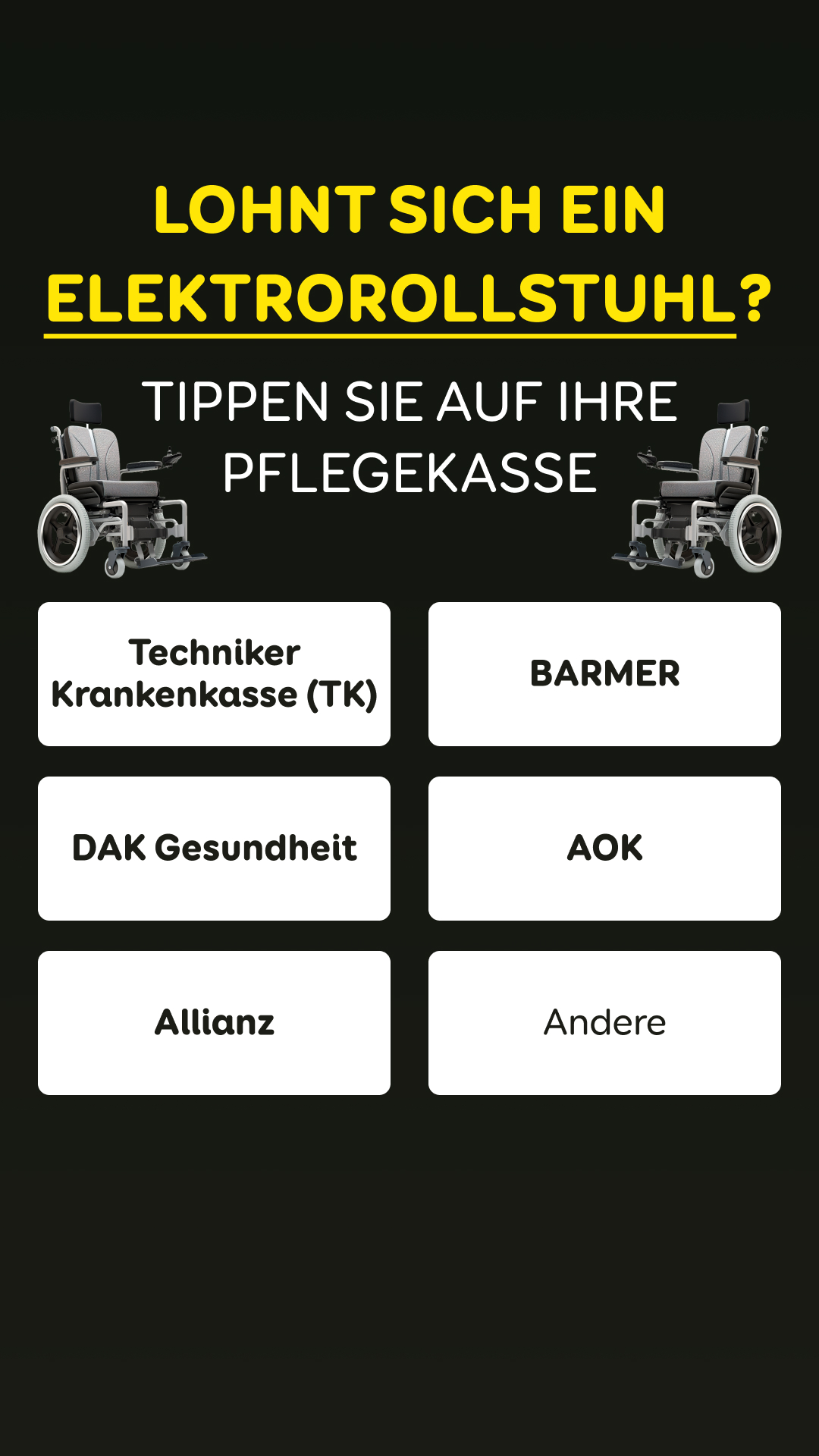 Aroundhome - Elektrorollstuhl Facebook ad from Mar 24, 2026