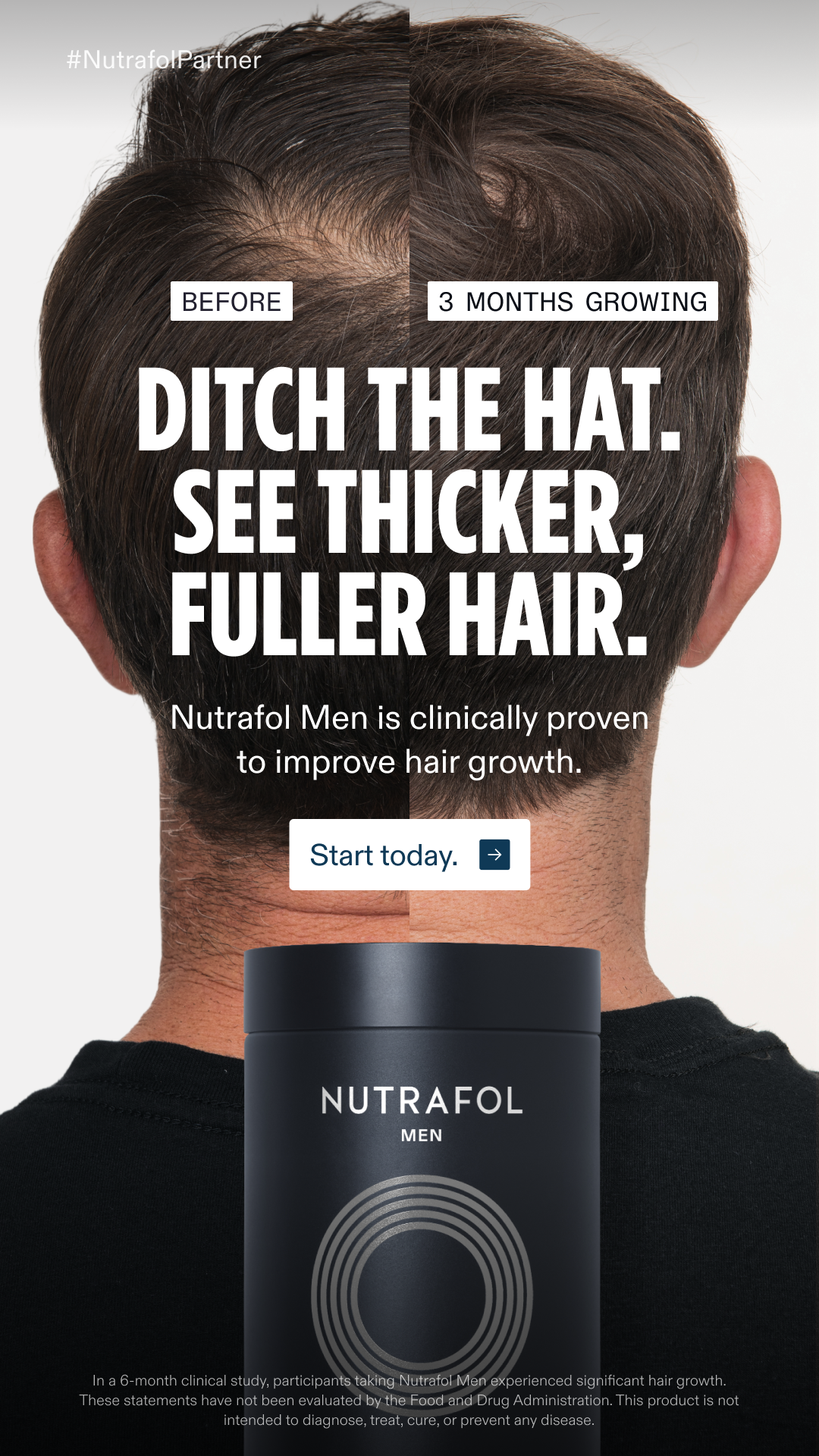 Nutrafol Men Facebook ad