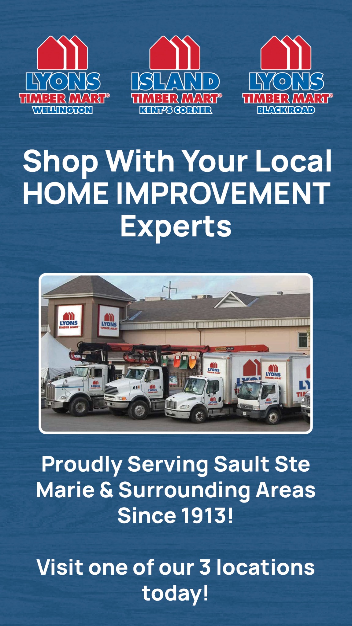 Lyons & Island Timber Mart Facebook ad