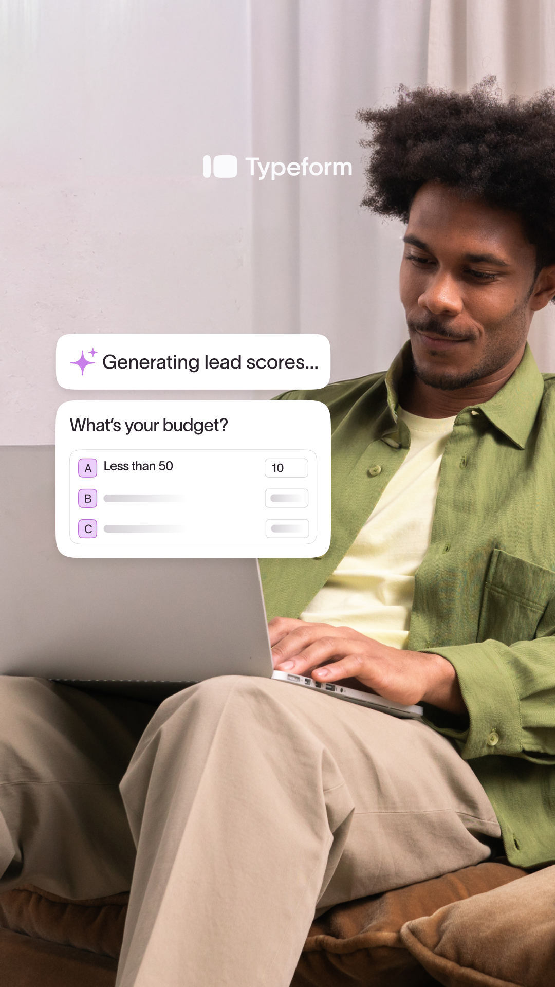 Typeform Facebook ad