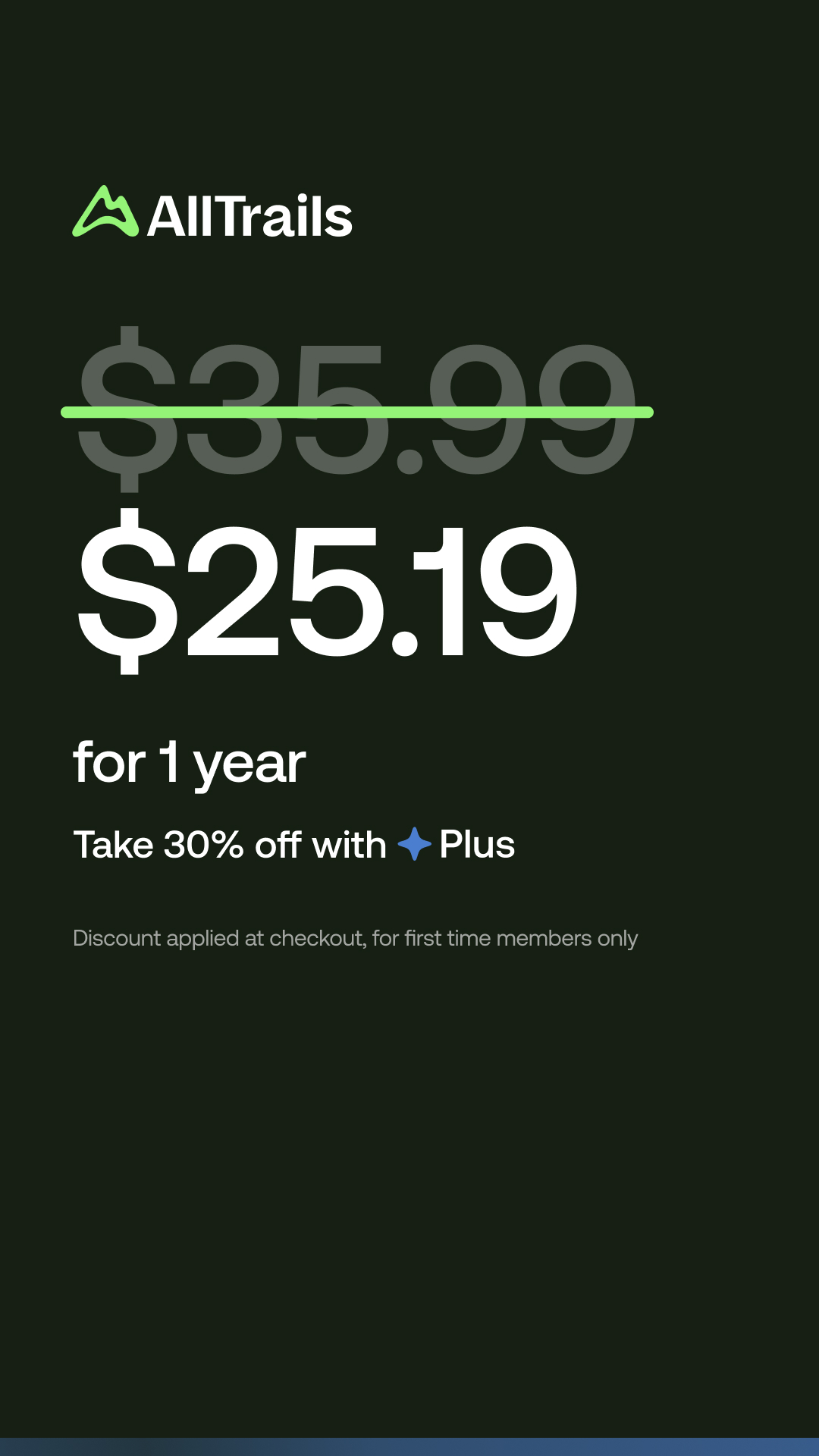 AllTrails Facebook ad