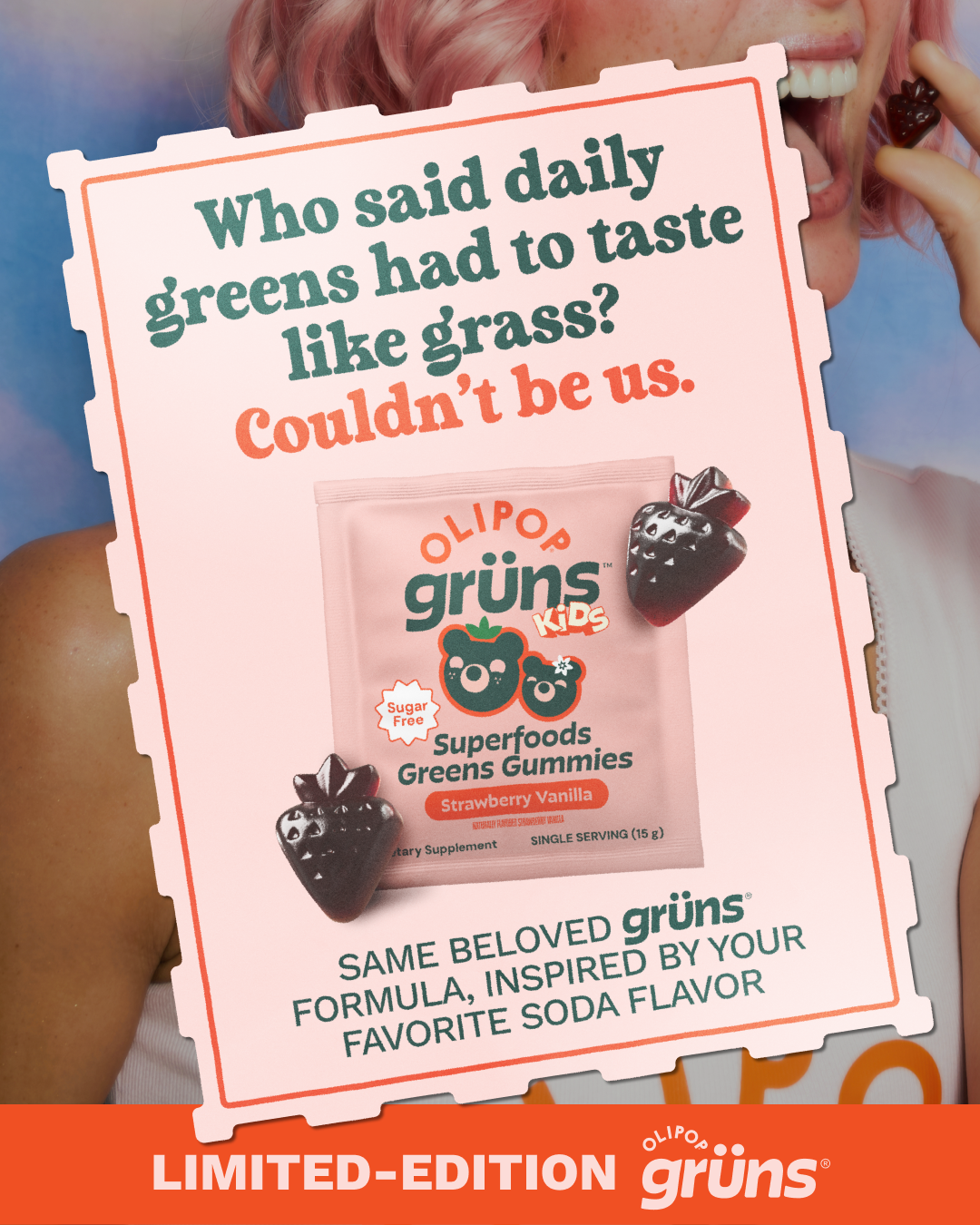 Grüns Facebook ad