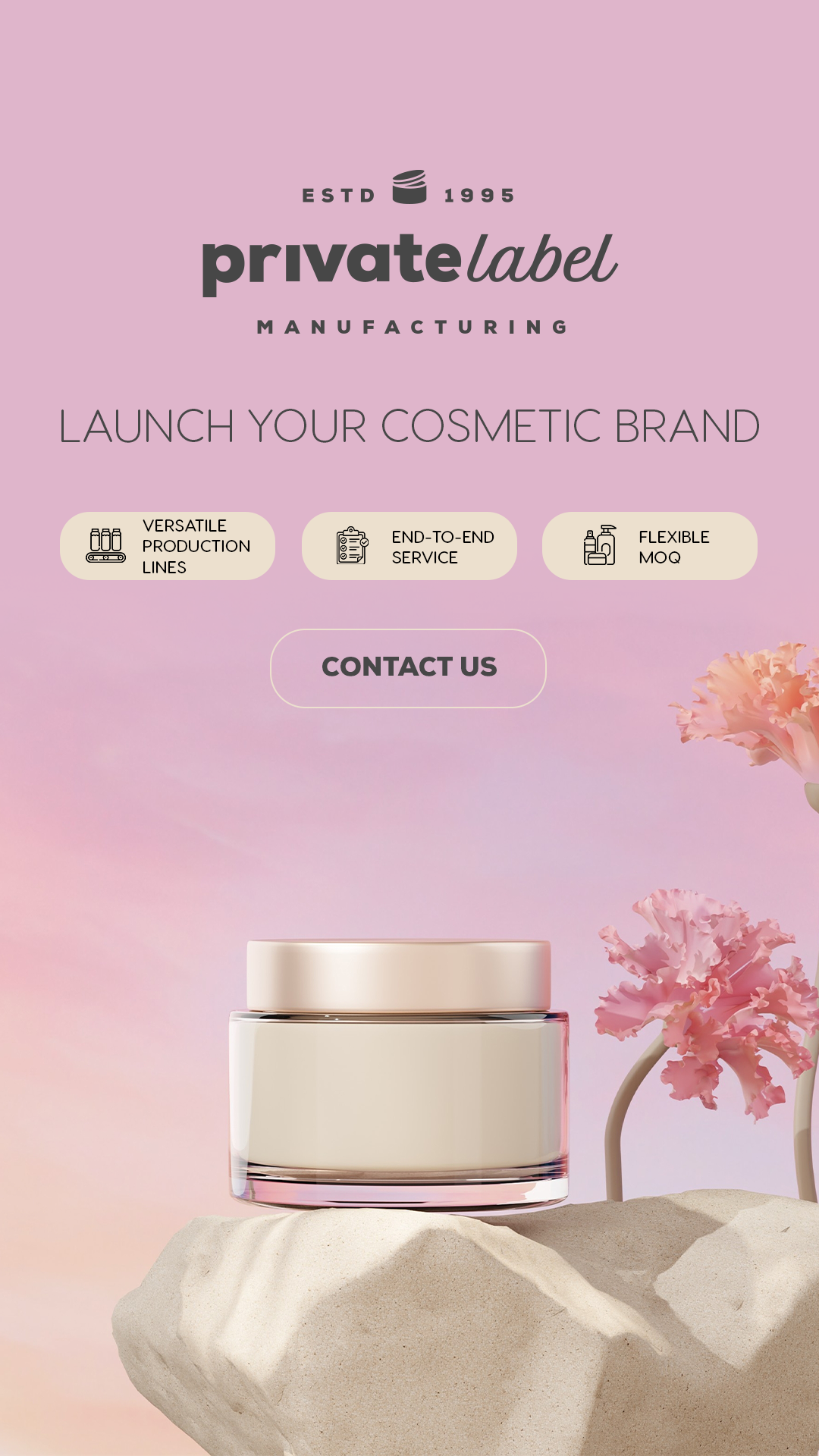 Private Label by C&C Laboratory Facebook ad