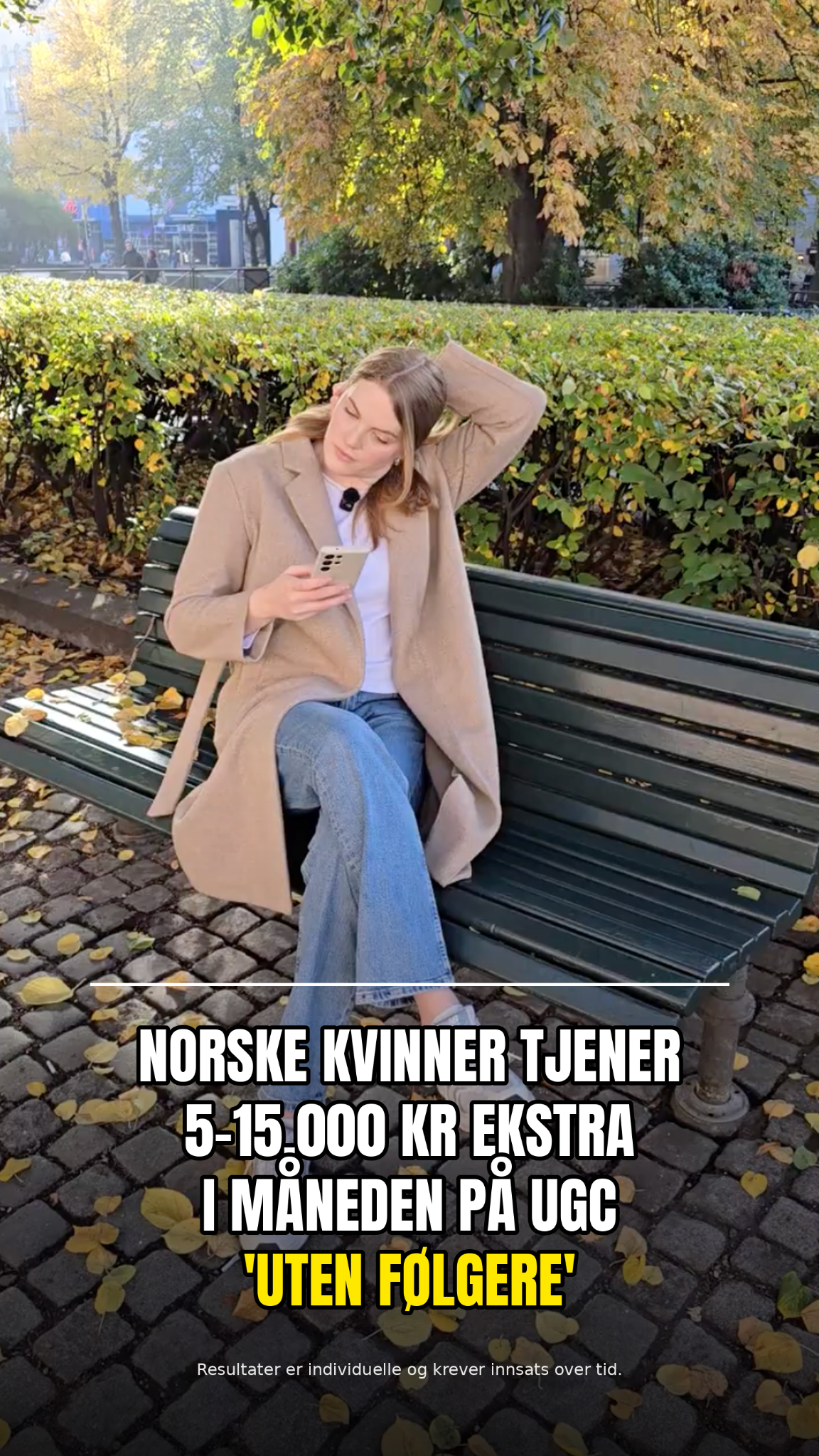 Ingrid Tonheim Facebook ad: Håper å se deg der!