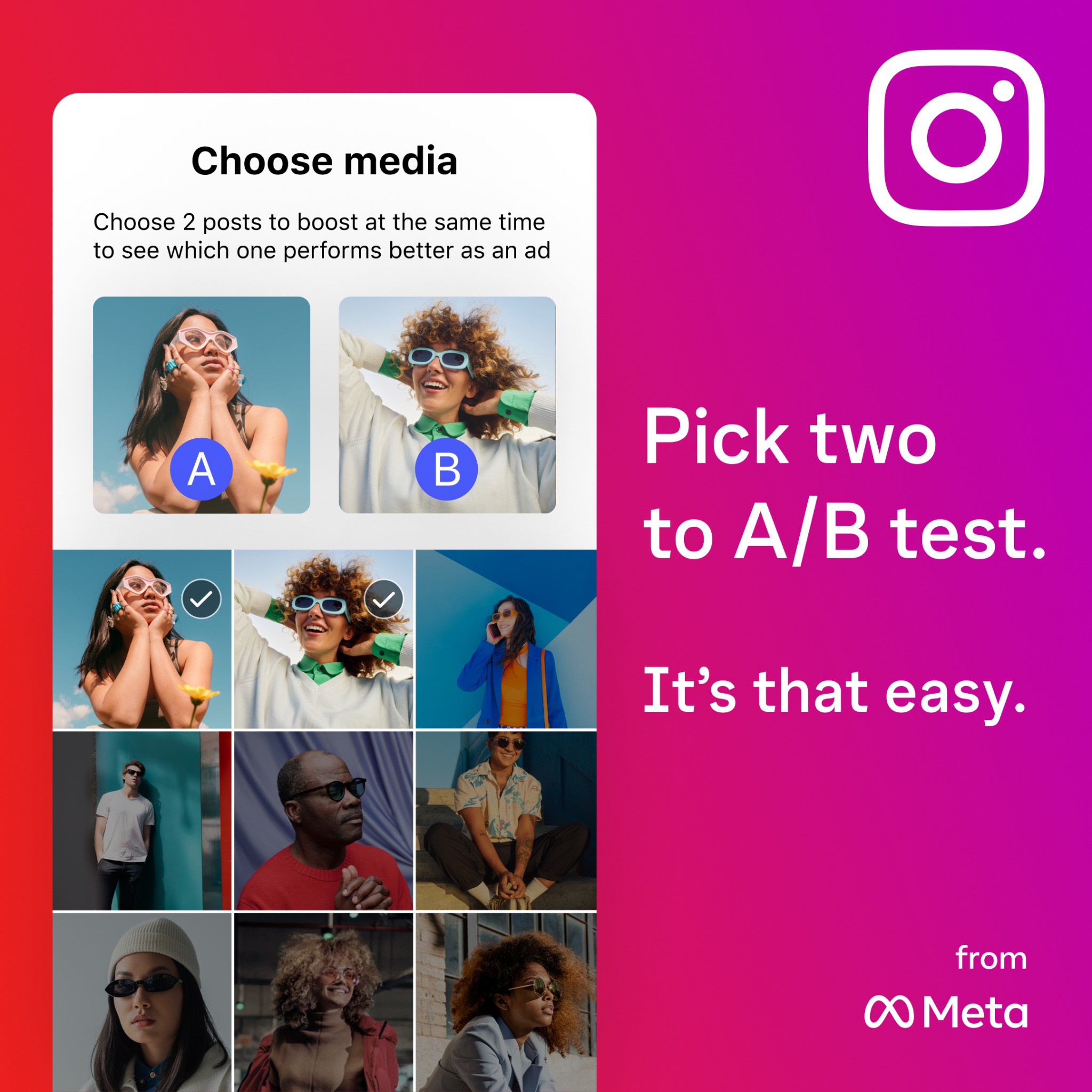 Instagram for Business Facebook ad