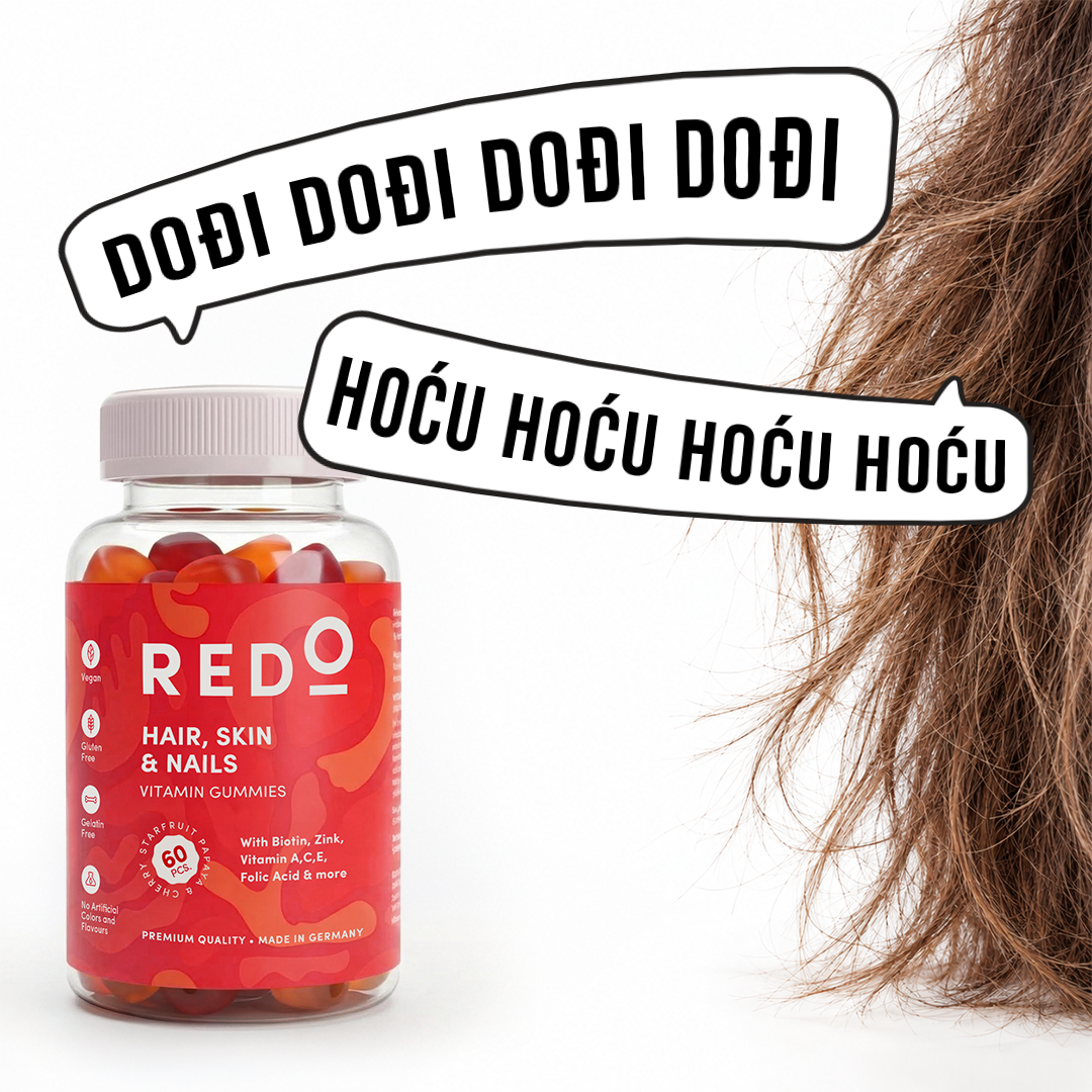 Redo Gummies Facebook ad: Beauty rutina iznutra