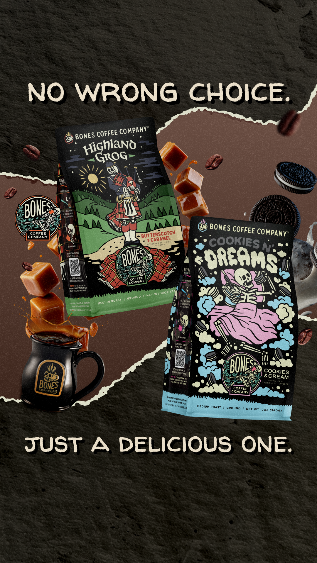Bones Coffee Company Facebook ad
