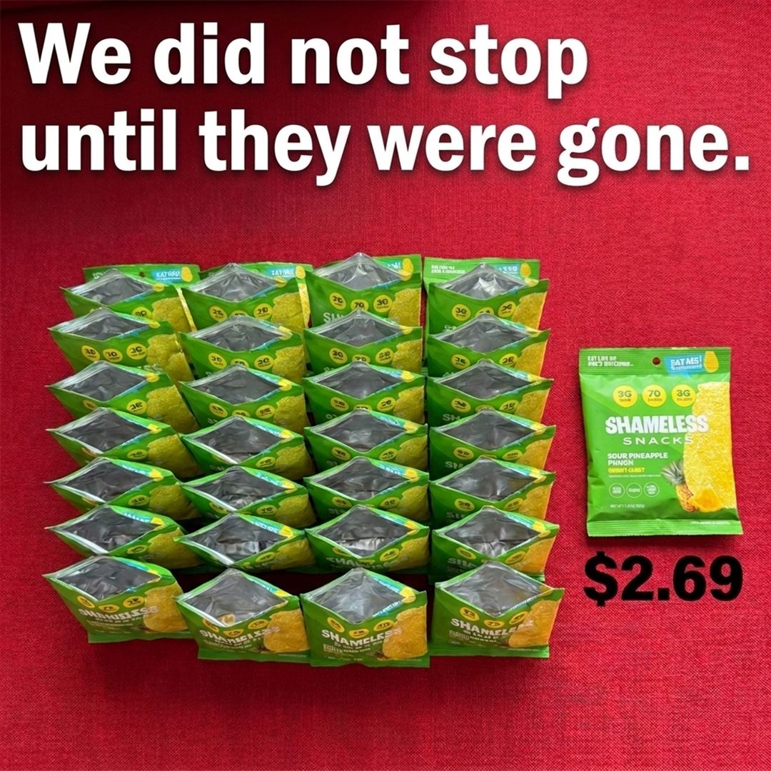 Shameless Snacks Facebook ad