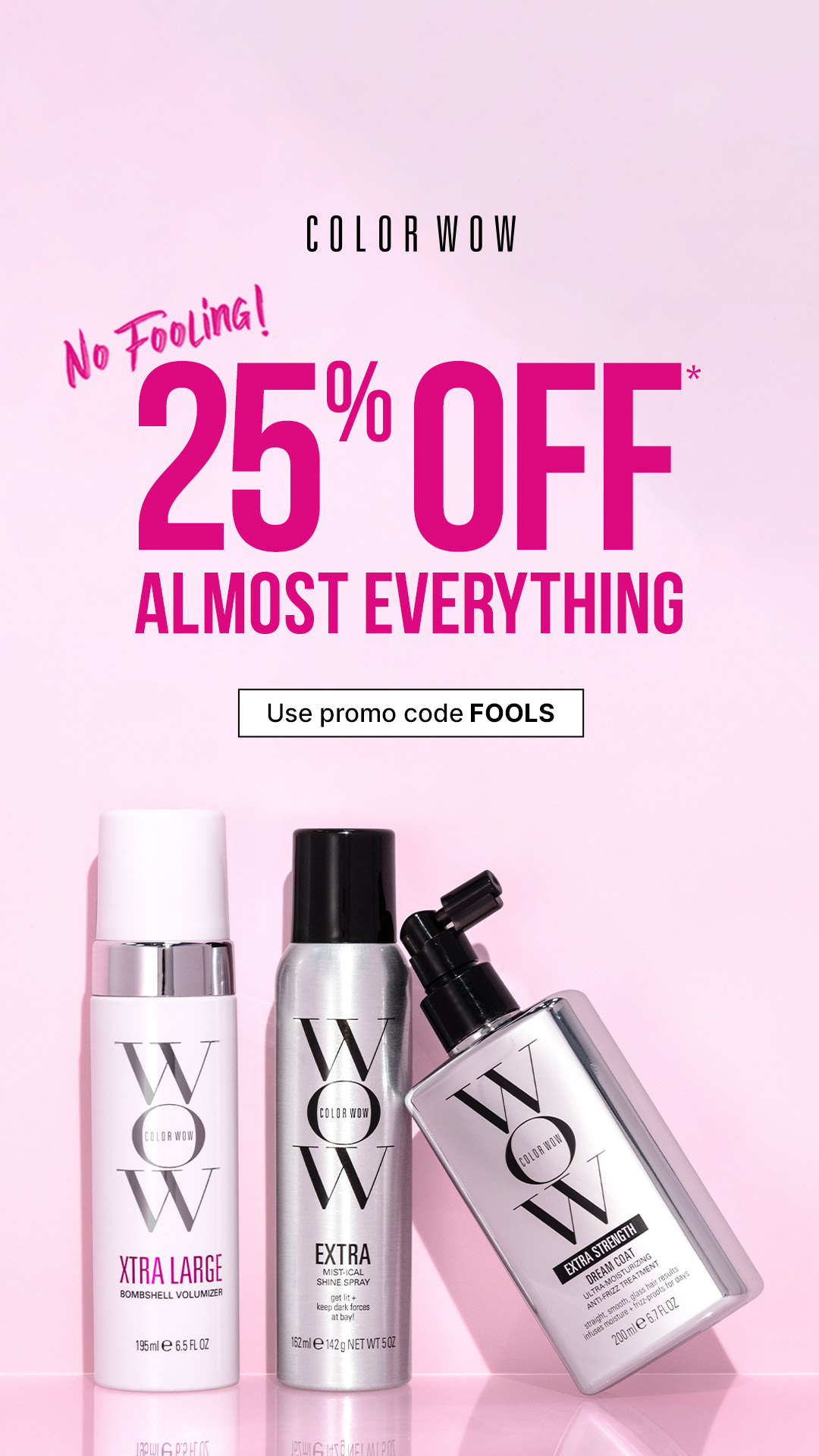 Color Wow Facebook ad