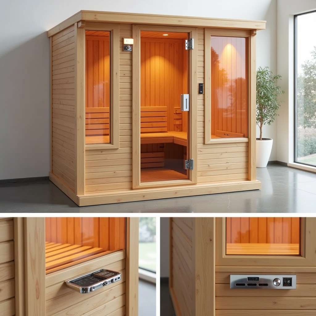Inside Grid Facebook ad: Sauna Komplettset Kaufen.