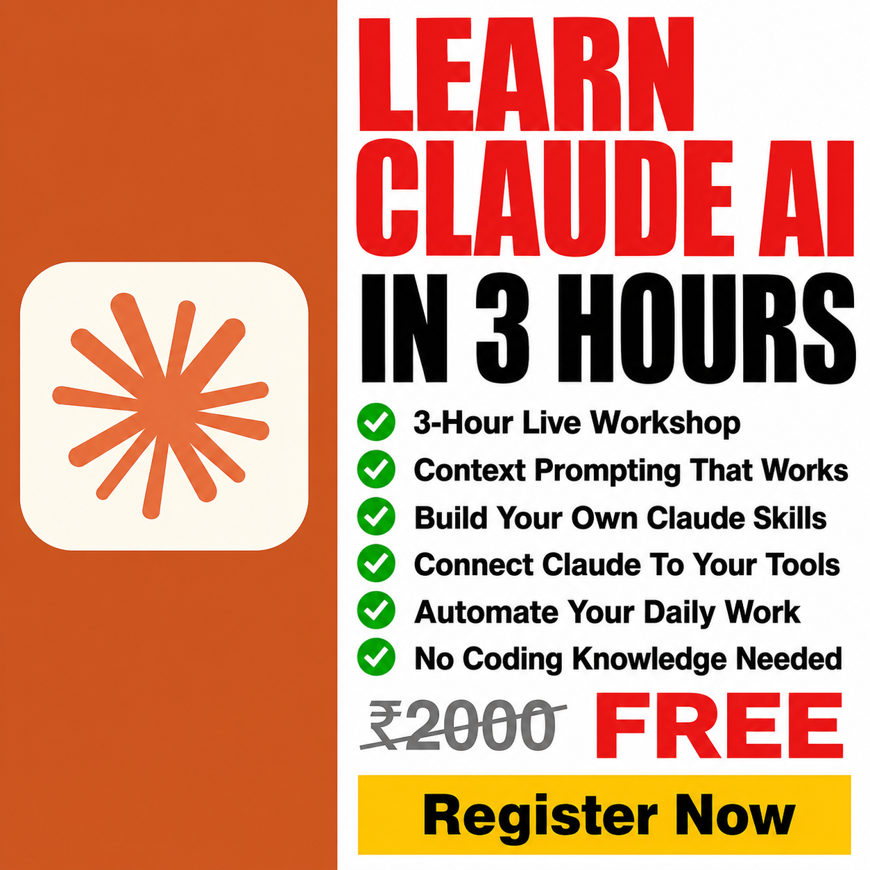 The Claude Club Facebook ad