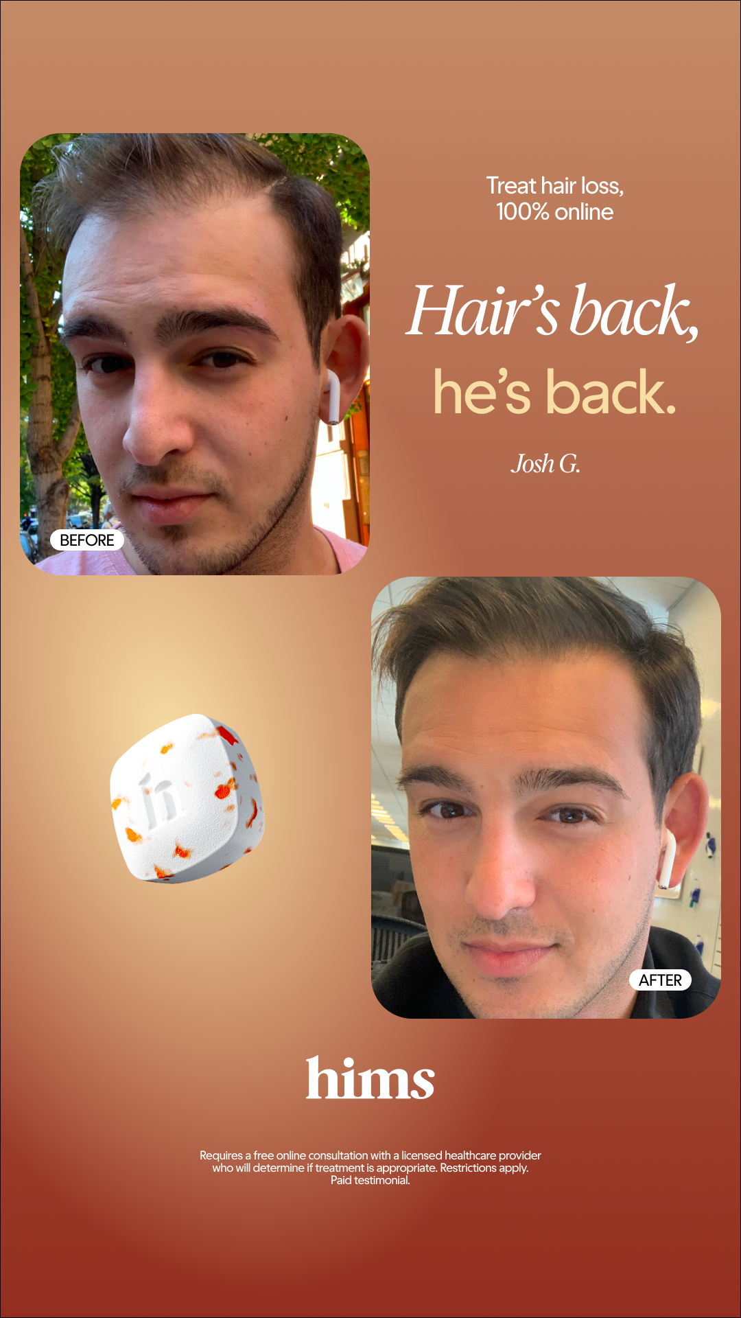 hims Facebook ad