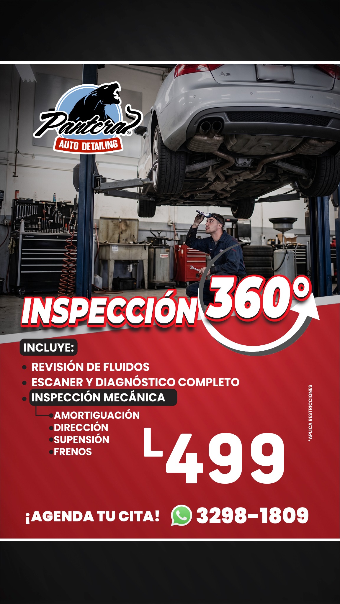 Pantera Auto Detailing Facebook ad from Jul 25, 2026