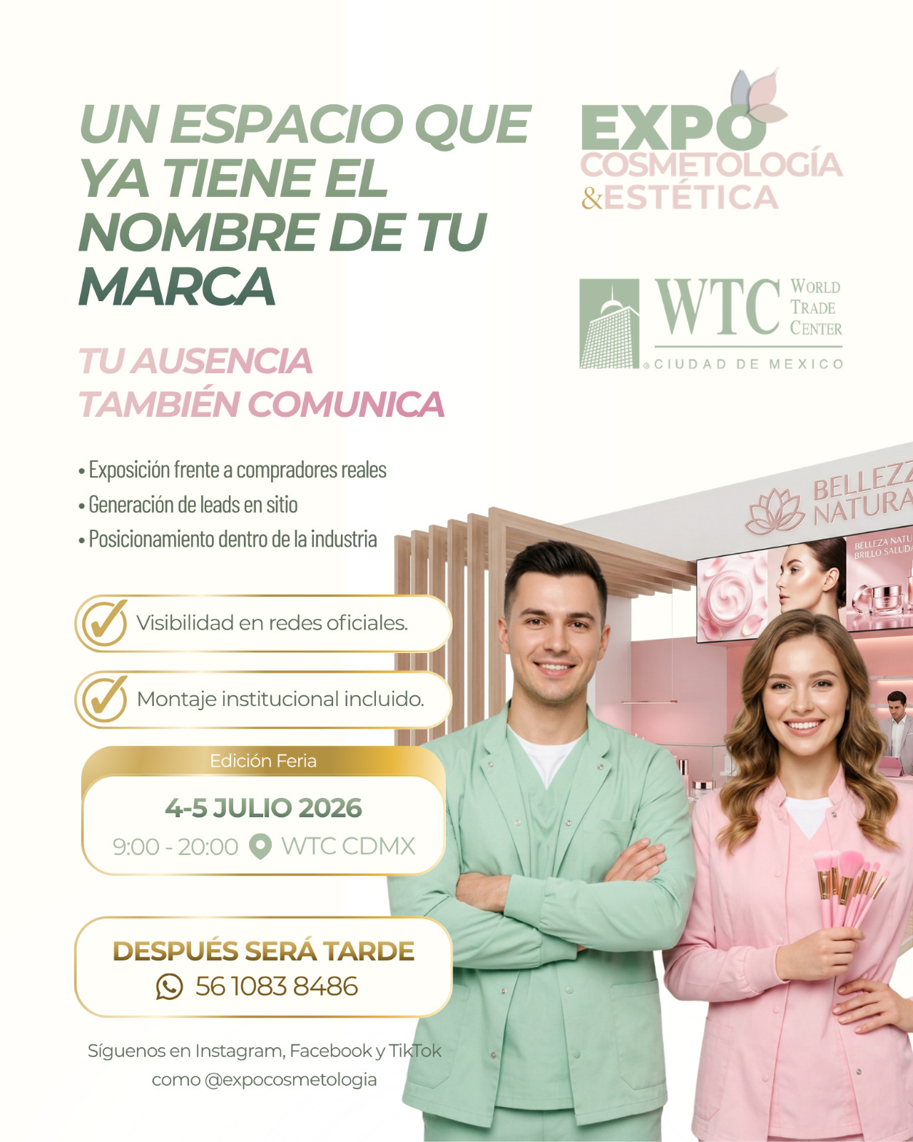 Expo Cosmetología y Estética Facebook ad: Expo Cosmetología y Estética -