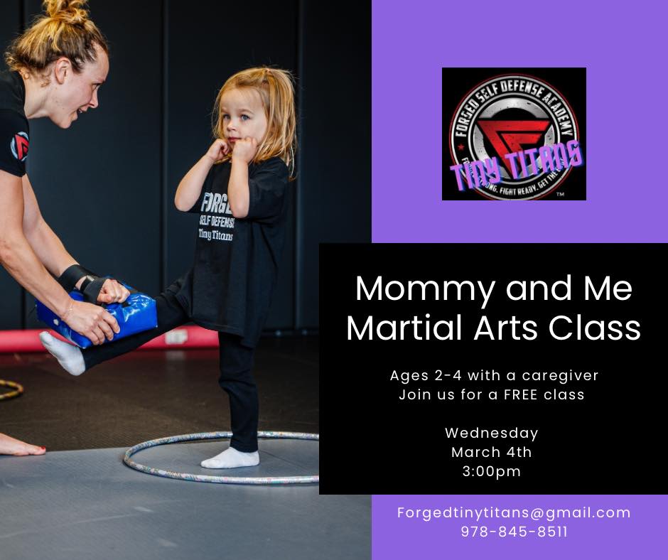Forged Tiny Titans Facebook ad: Give your child a strong start in confidence…