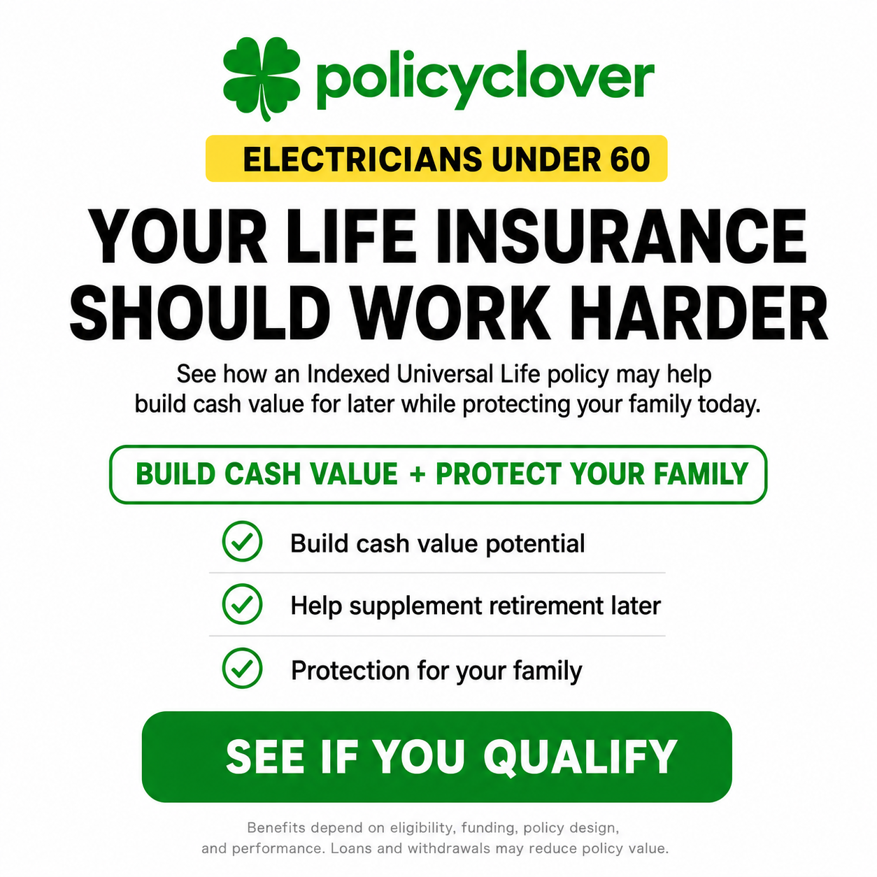 PolicyClover Facebook ad