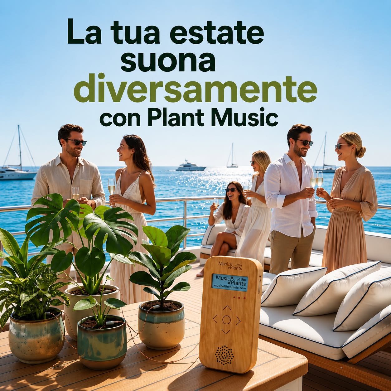 Plant music Facebook ad: Beats of Nature
