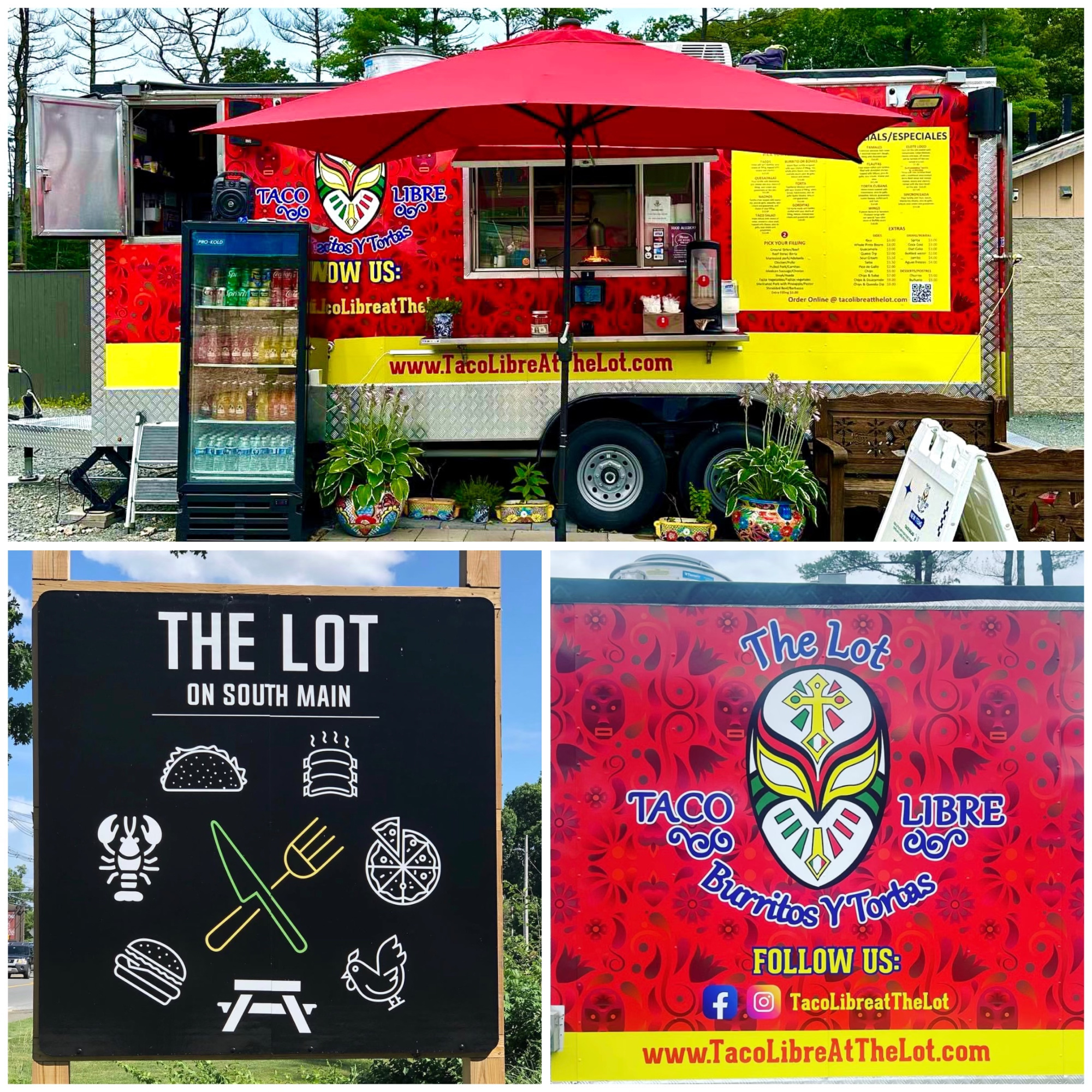 Taco Libre at The Lot Facebook ad: *BREAKING TACO NEWS!*
