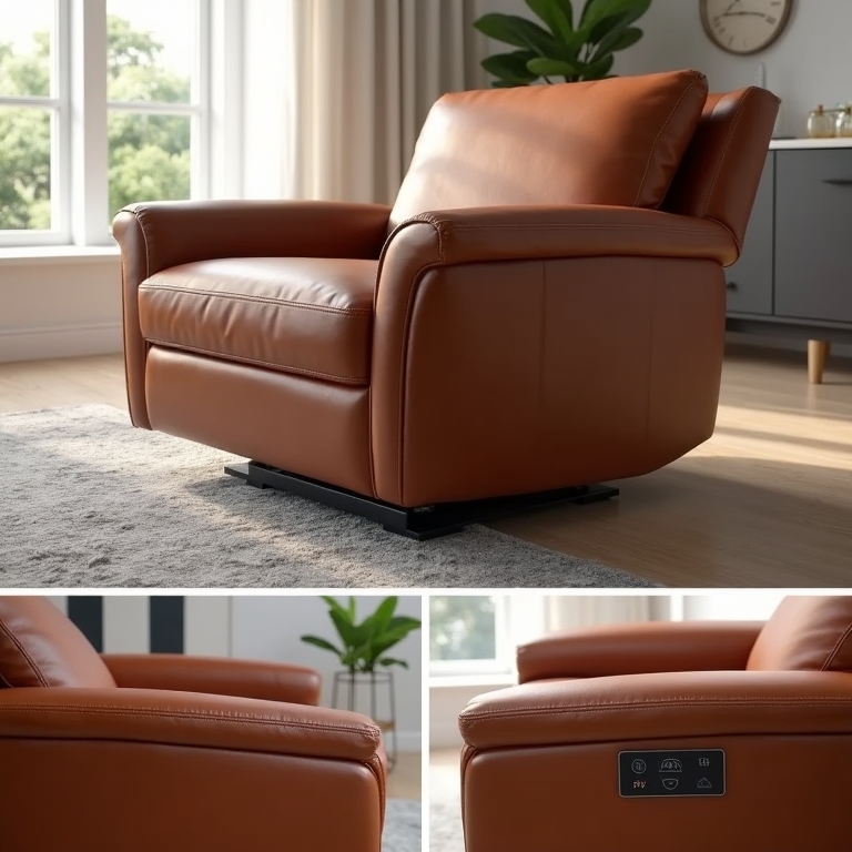 Insight Log Facebook ad: Luxury Leather Dual Motor Rise Recliner Chairs For The…