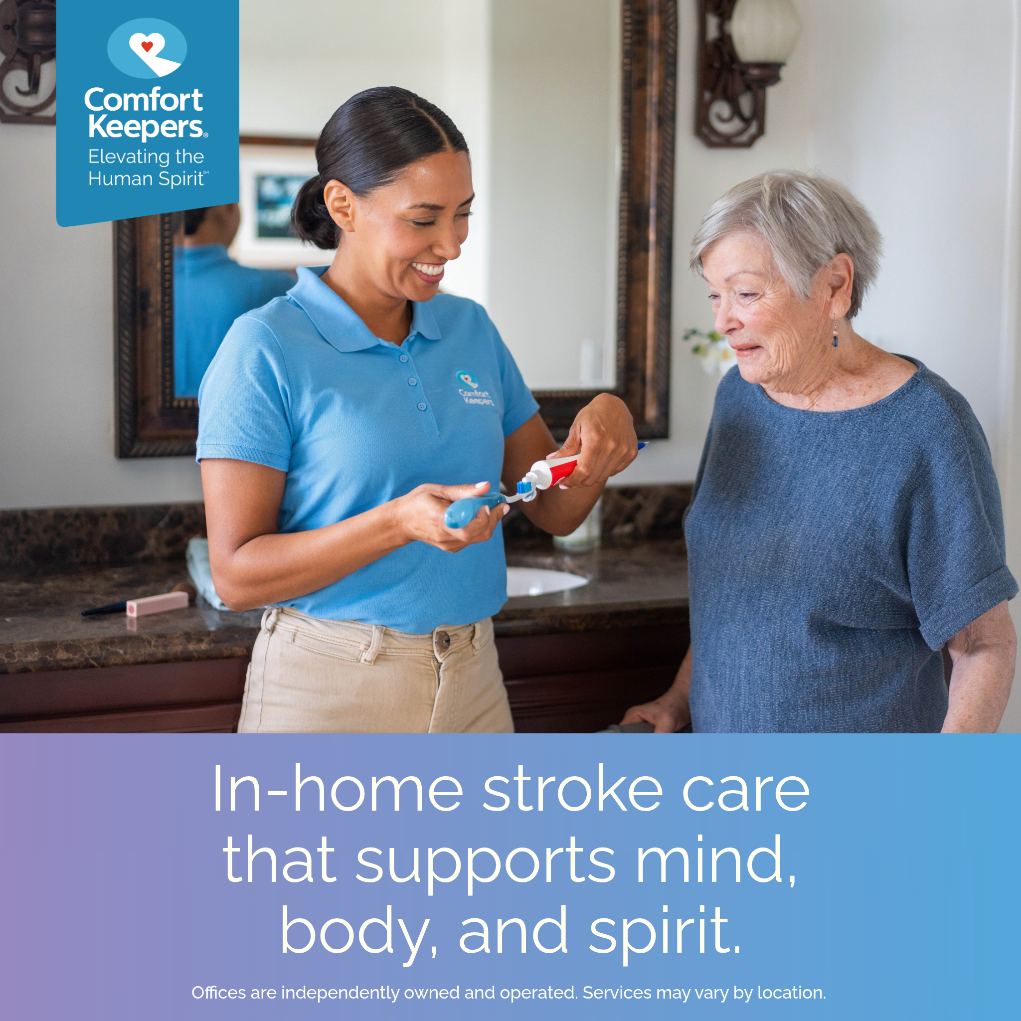 Comfort Keepers Home Office Facebook ad