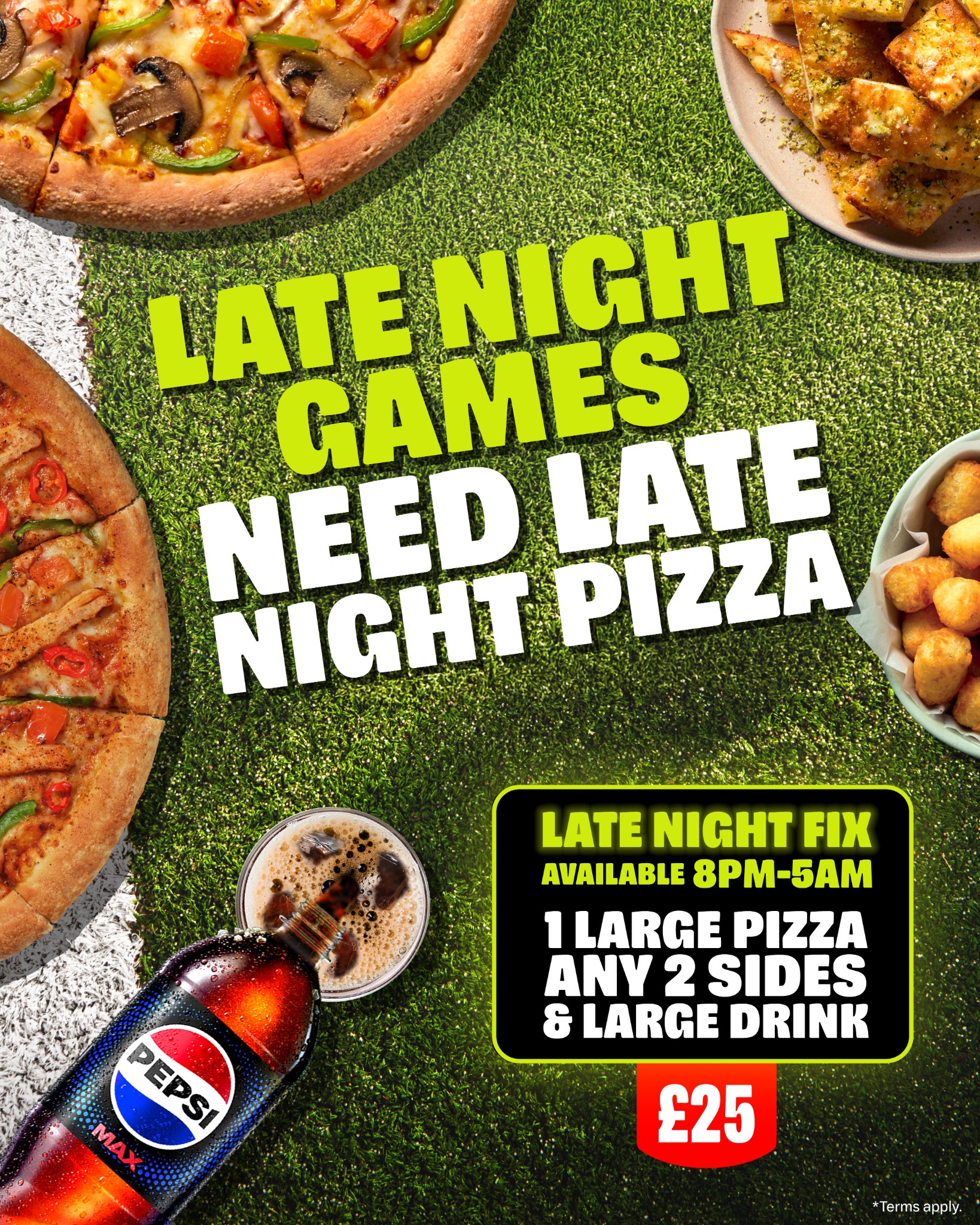 Papa John's Pizza Facebook ad