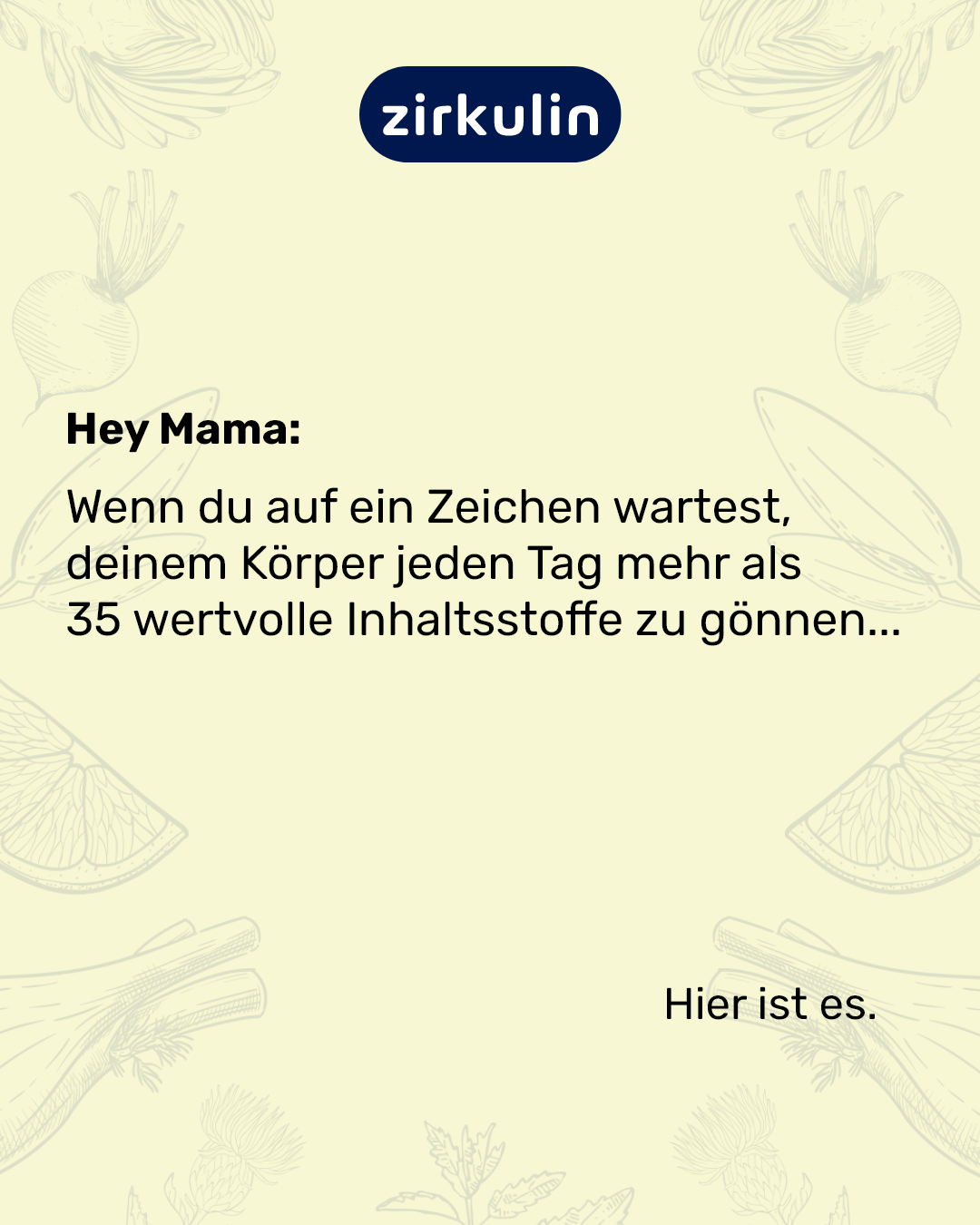 Zirkulin Facebook ad