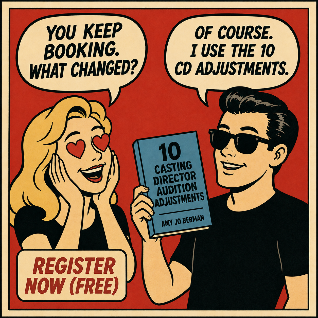 Amy Jo Berman Facebook ad: 10 Audition Adjustments CDs Wish You Knew | Free